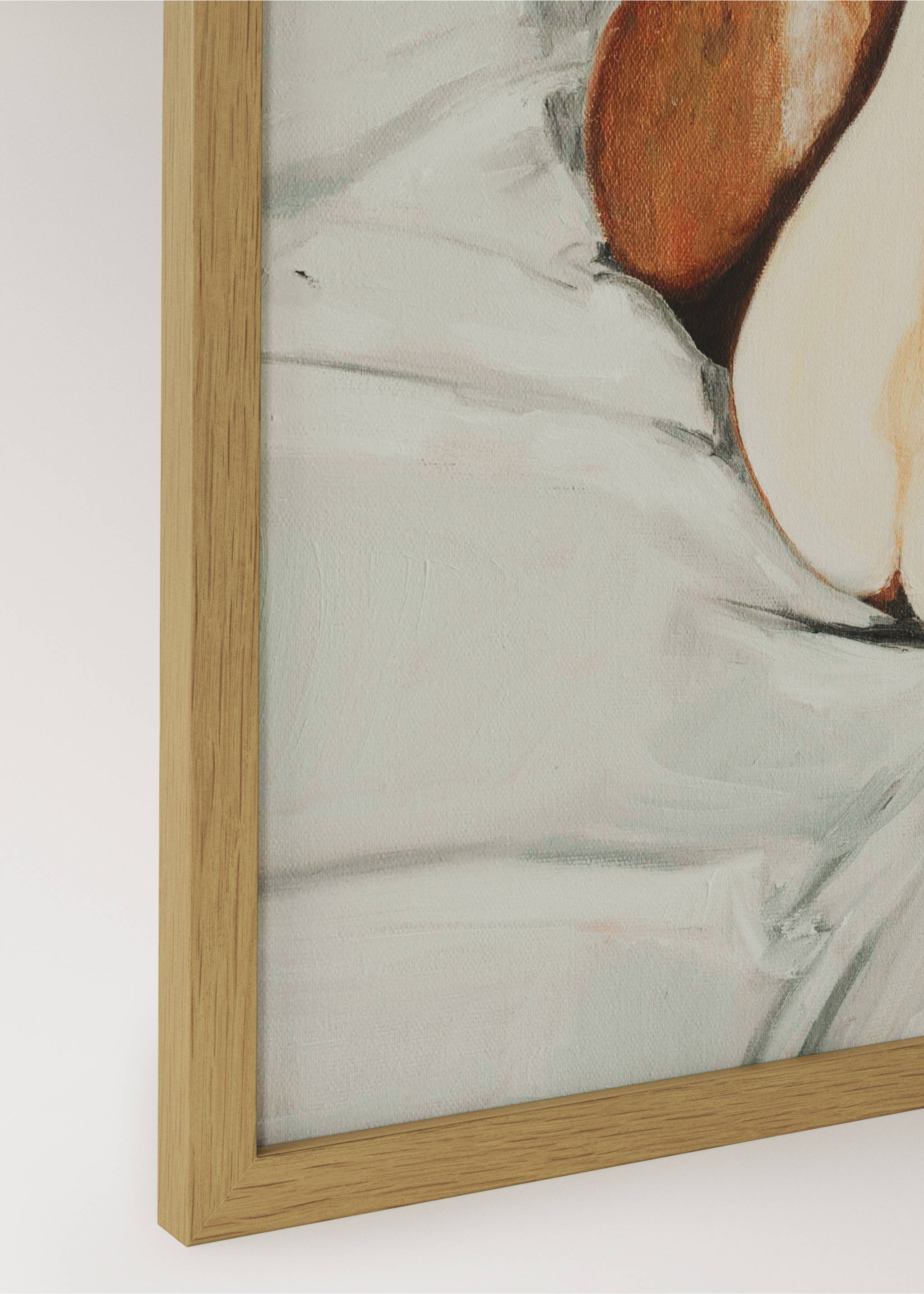 Artistic pear canvas - Details of the article 1, Off White. Ref: 27031349-00.