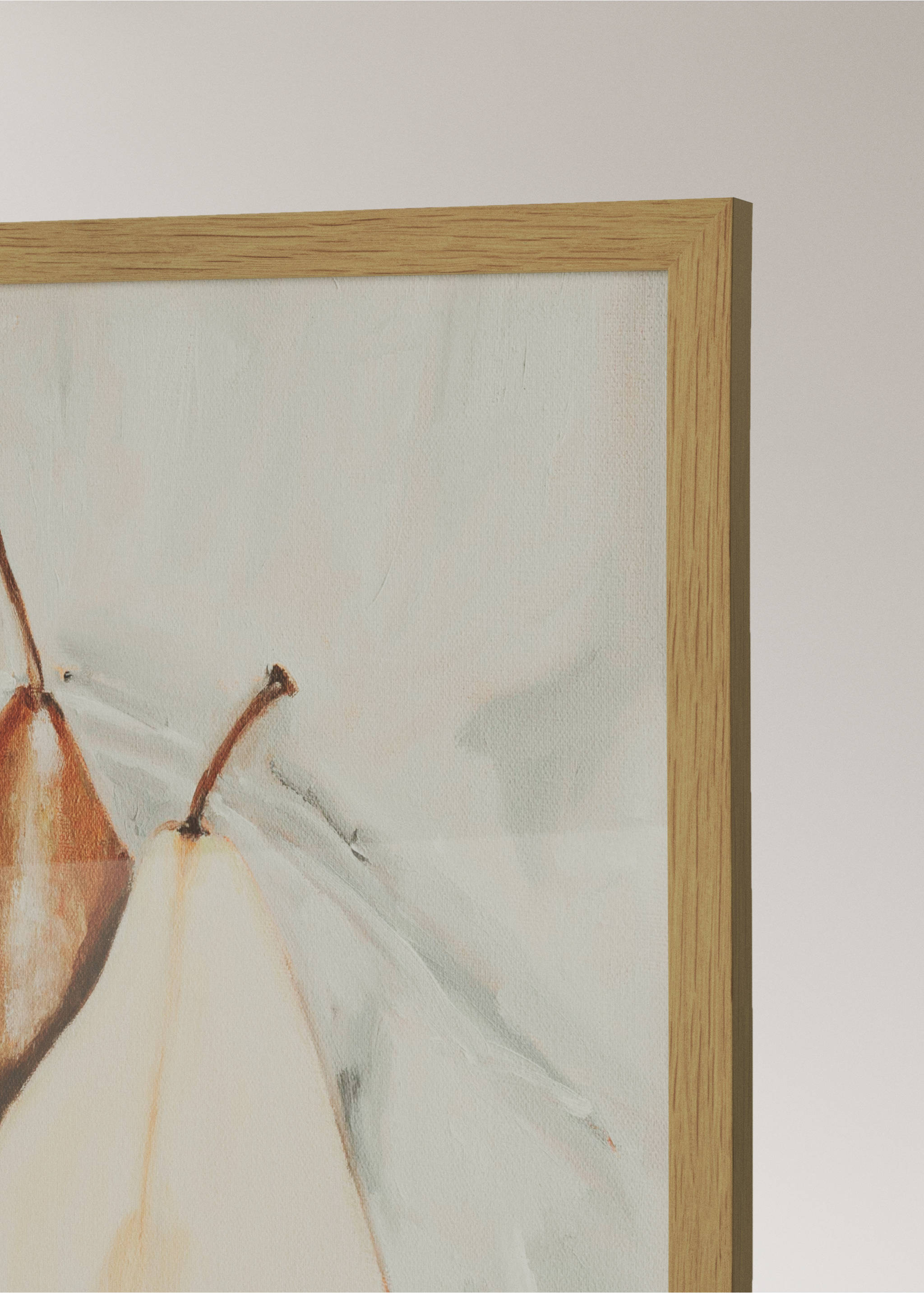 Artistic pear canvas - Details of the article 2, Off White. Ref: 27031349-00.