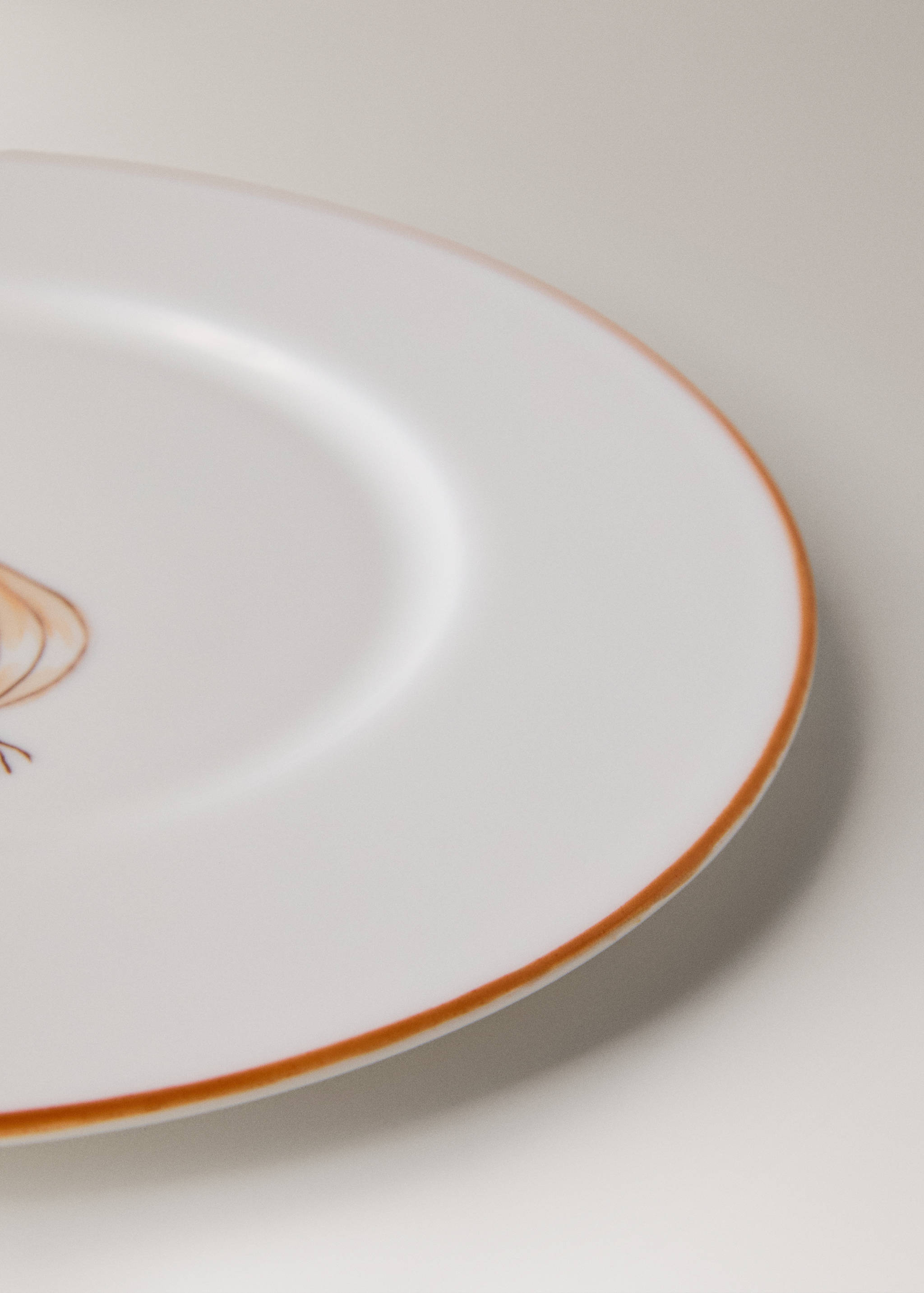 Hand-painted onion side plate - Details of the article 2