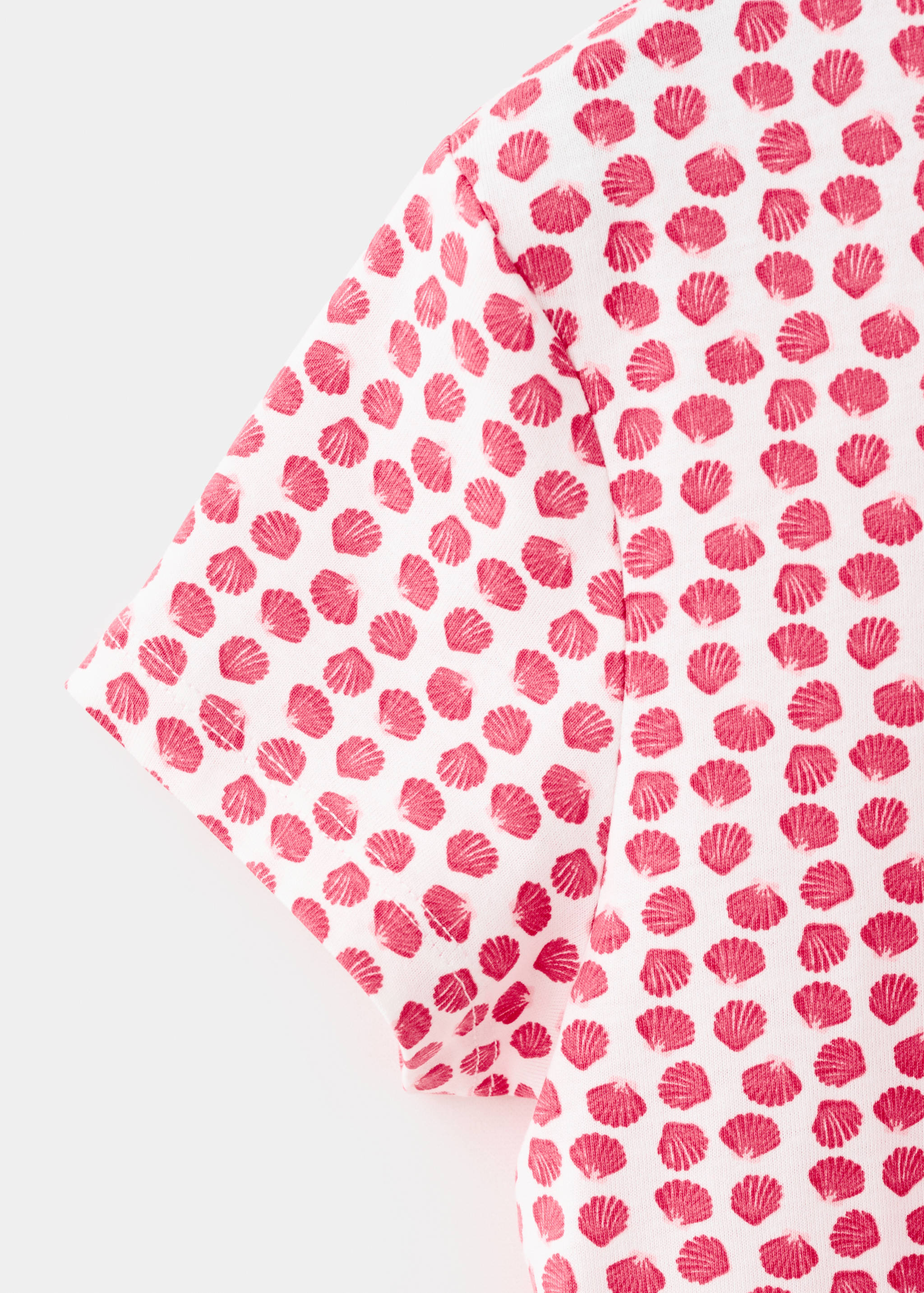 Gemustertes T-Shirt mit Stickerei - Detail des Artikels 0