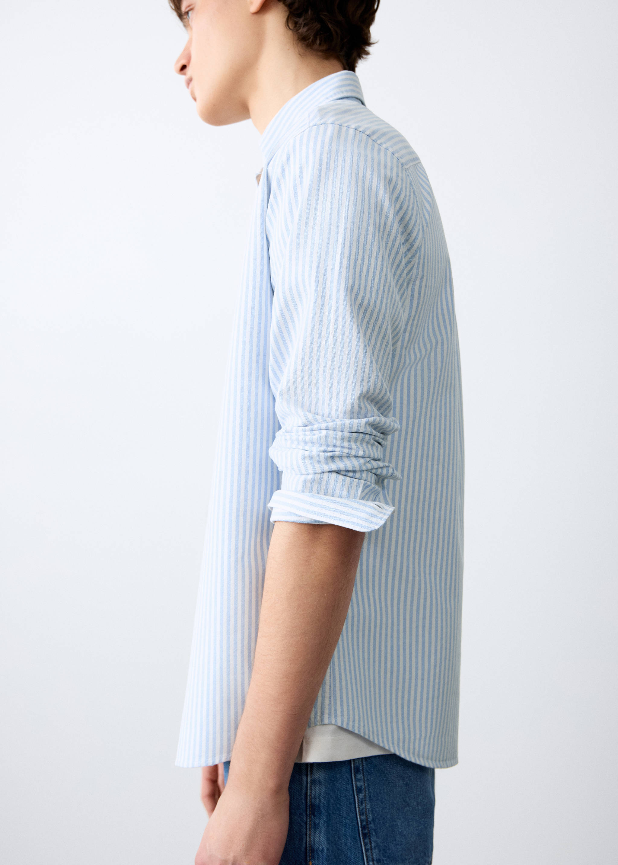 Striped Oxford shirt - Medium plane