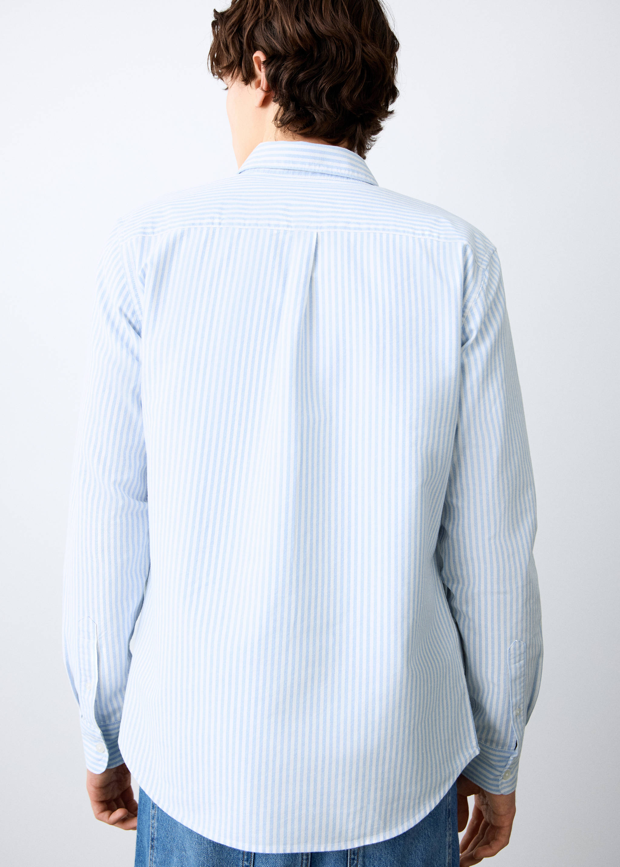 Striped Oxford shirt - Reverse of the article