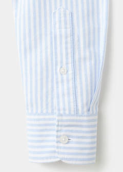 Striped Oxford shirt — Sky Blue 10