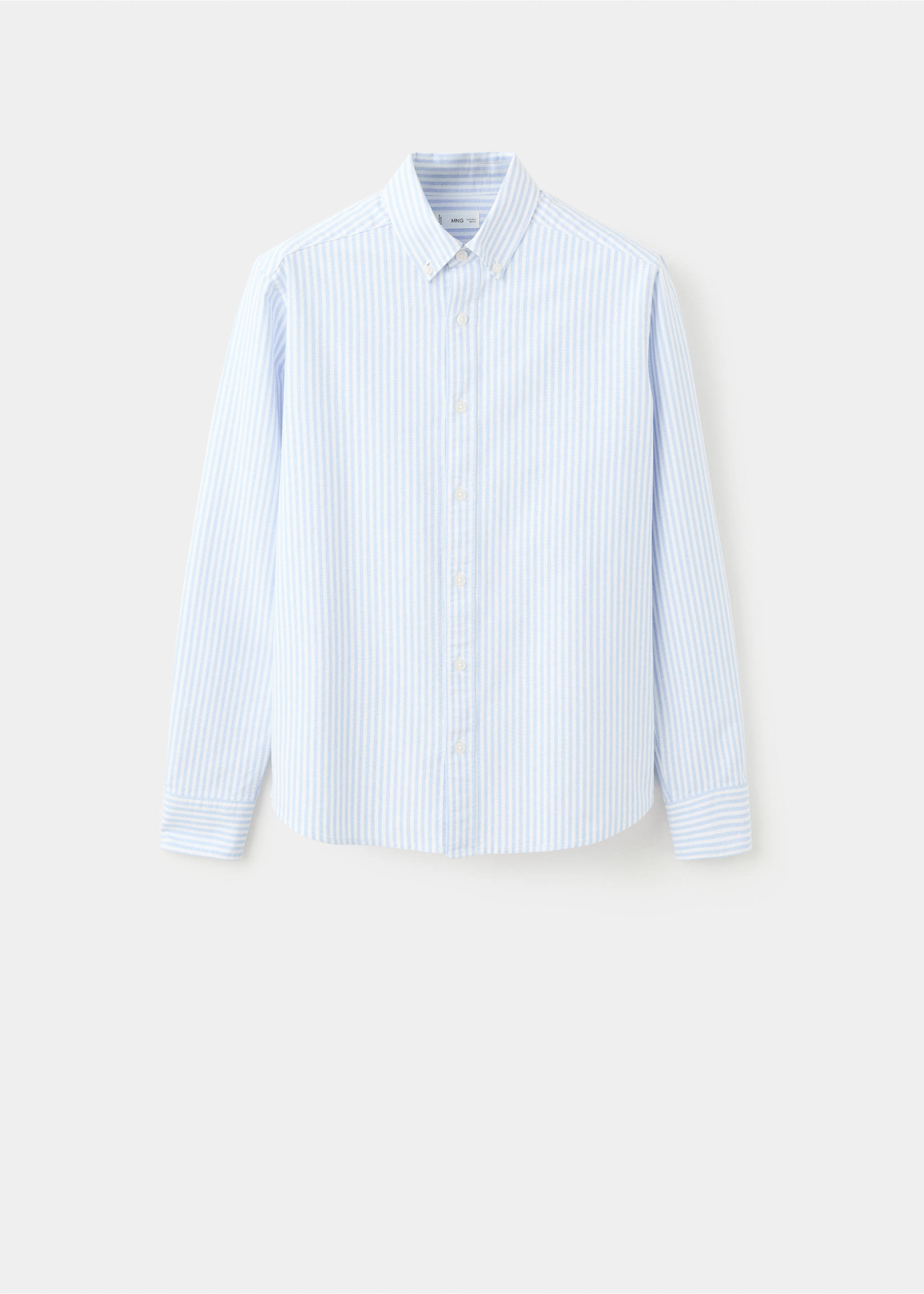 Camisa Oxford rayas - Artículo sin modelo, Azul celeste. Ref: 27031512-00.