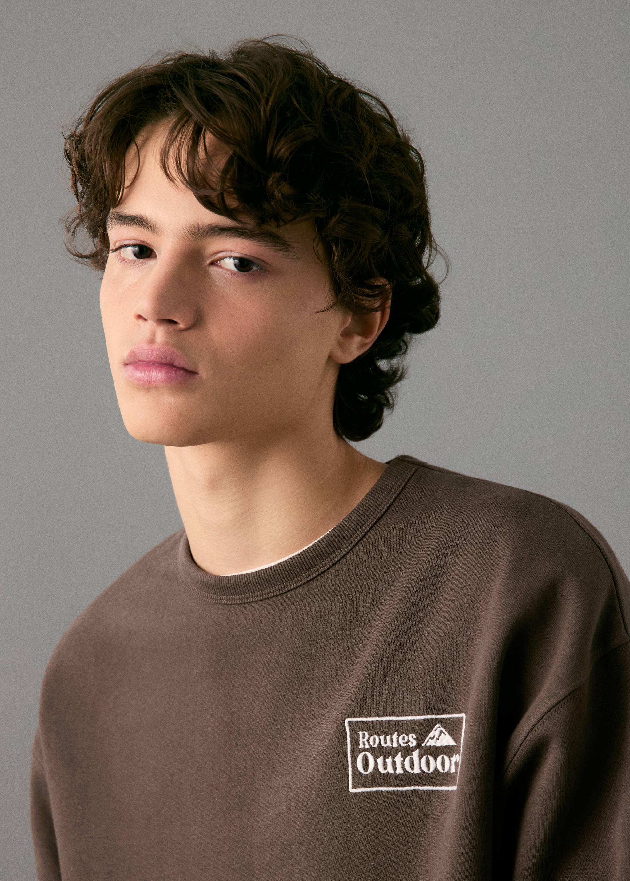 Sudadera algodón bordado - Detalle del artículo 1