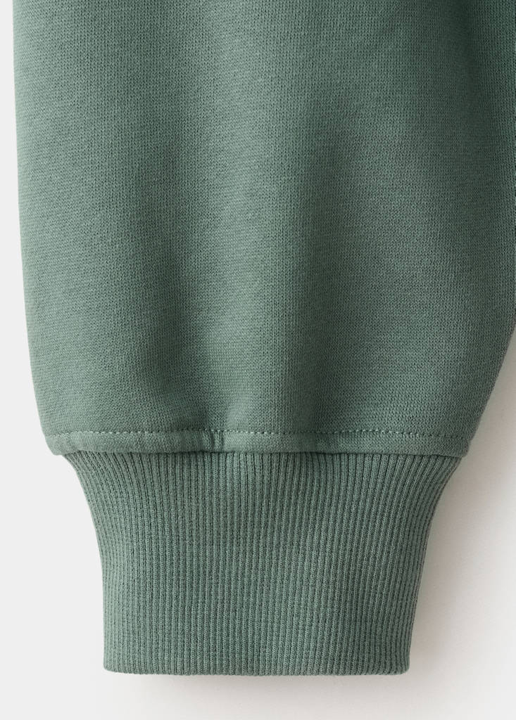 Printed hoodie — Green