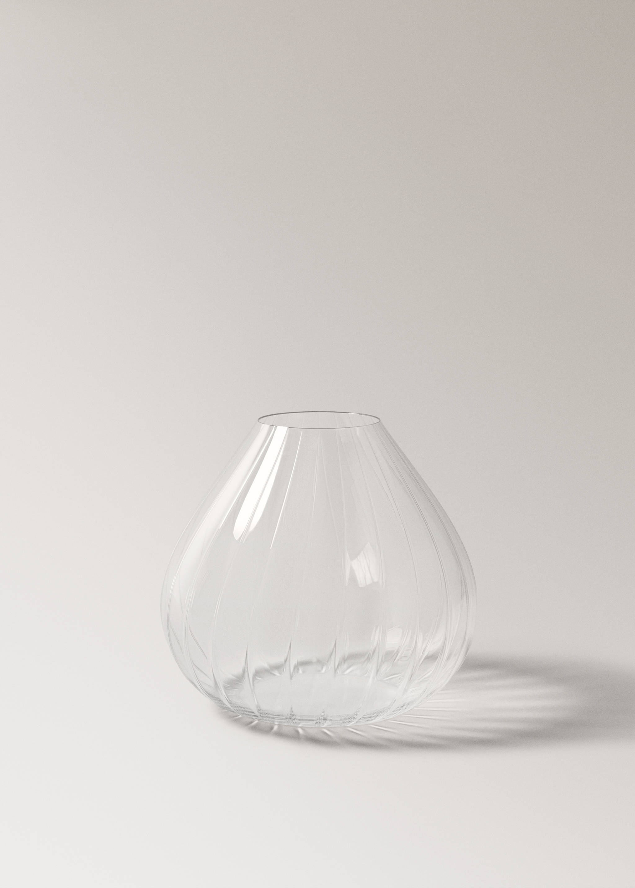 Vase bas cristallin - Article sans modèle