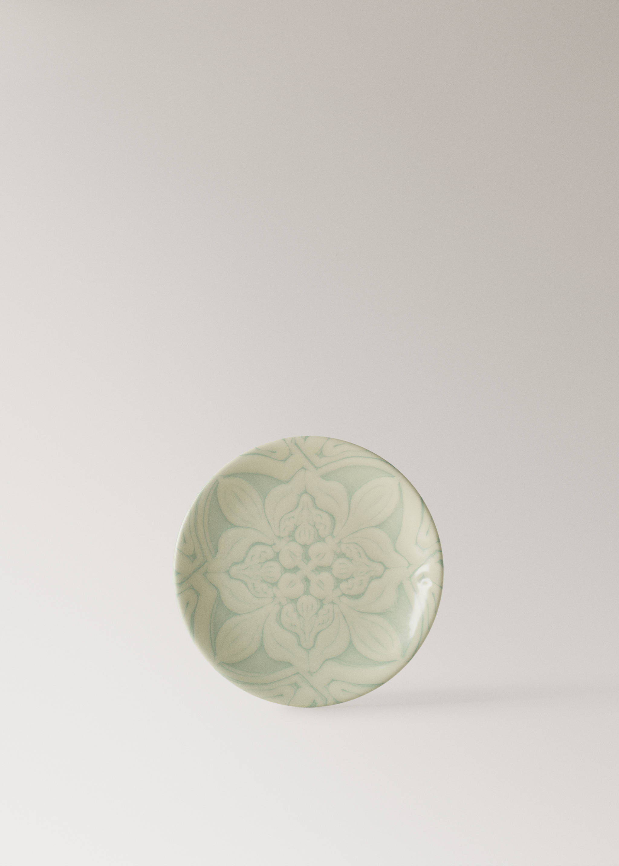 Floral bread plate - Article without model
