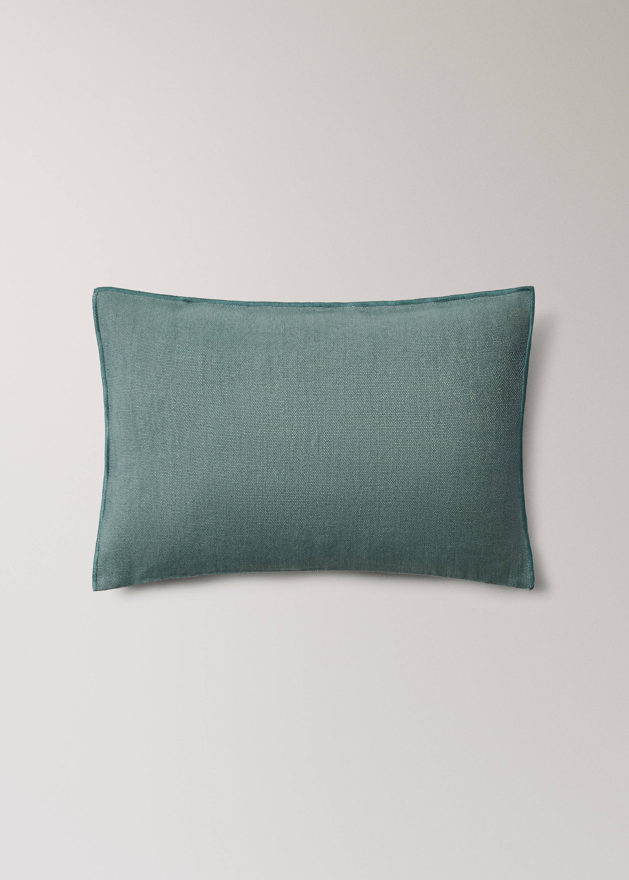 100% heavy linen cushion cover with overlock 40x60 cm - Article without model