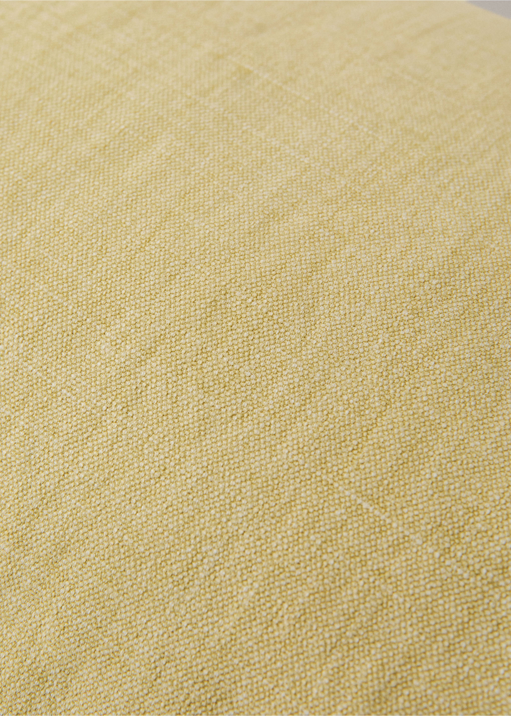 Melierter Kissenbezug aus Leinen, 40 x 60 cm - Detail des Artikels 3, Gelb. Ref: 27031528-00.