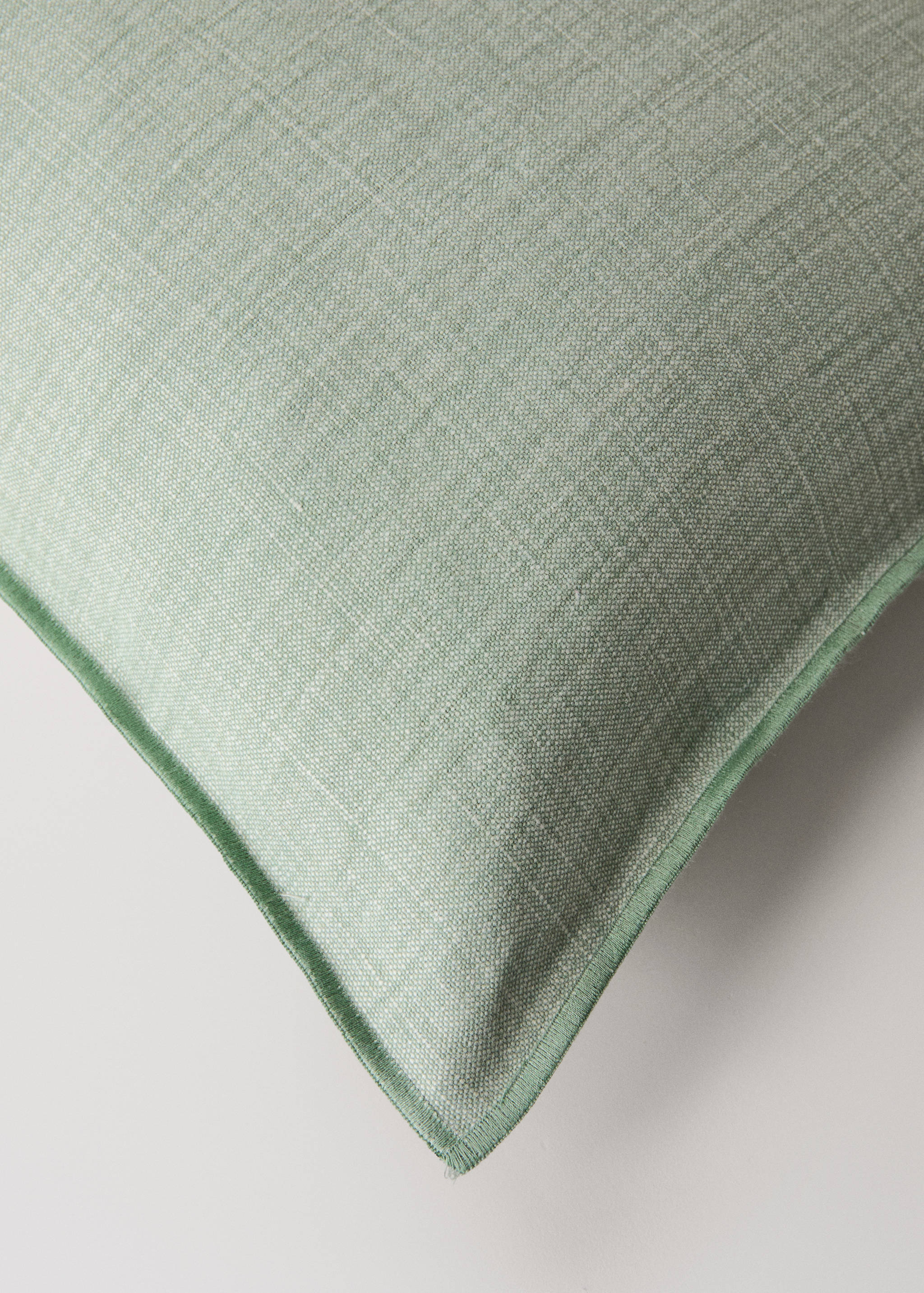 Mottled linen cushion cover 40x60 cm - Details of the article 1
