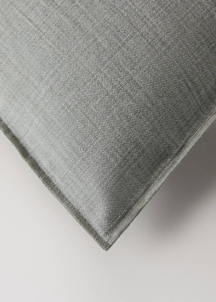 Mottled linen cushion cover 40x60 cm — Grey