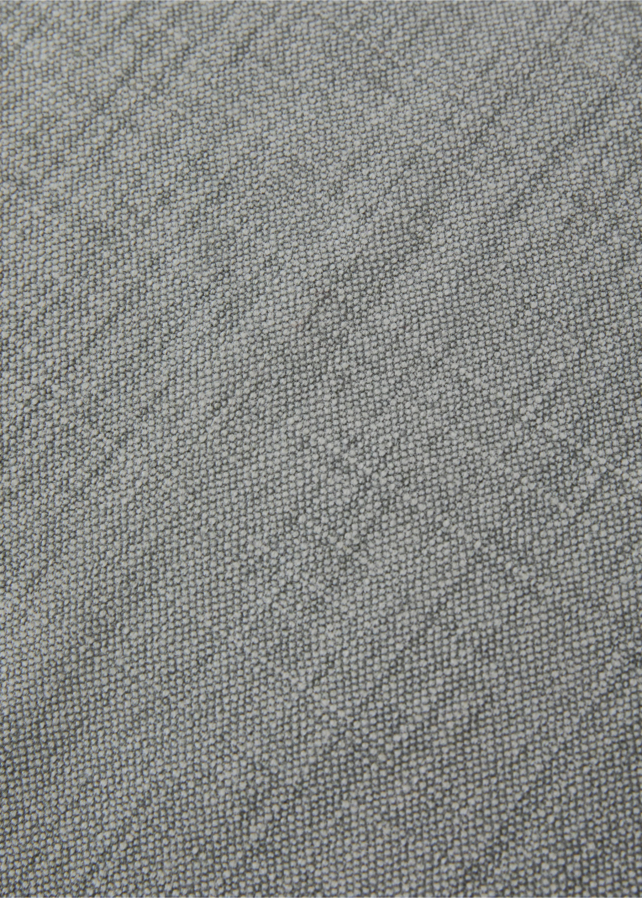 Mottled linen cushion cover 40x60 cm - Details of the article 3, Grey. Ref: 27031528-00.