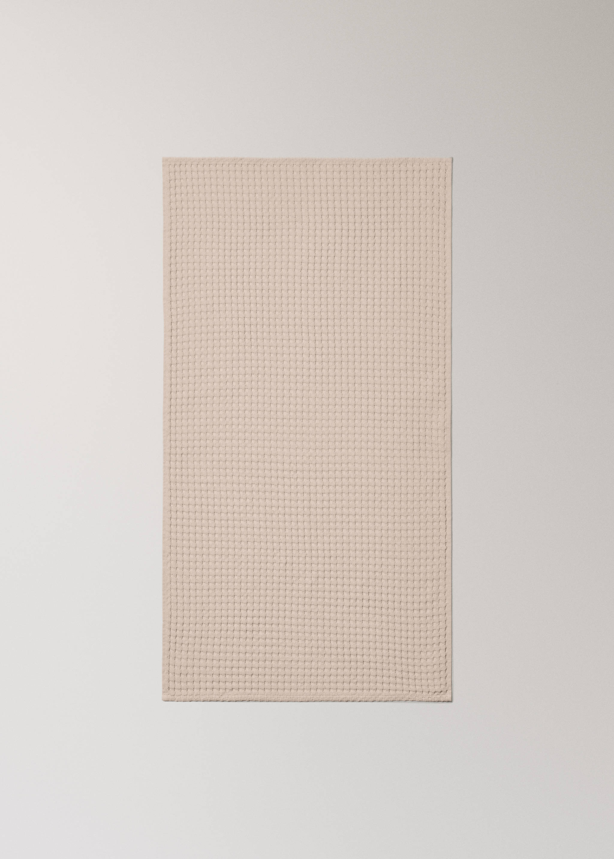 Handduk i bomull med våffelstruktur - Artikel utan modell