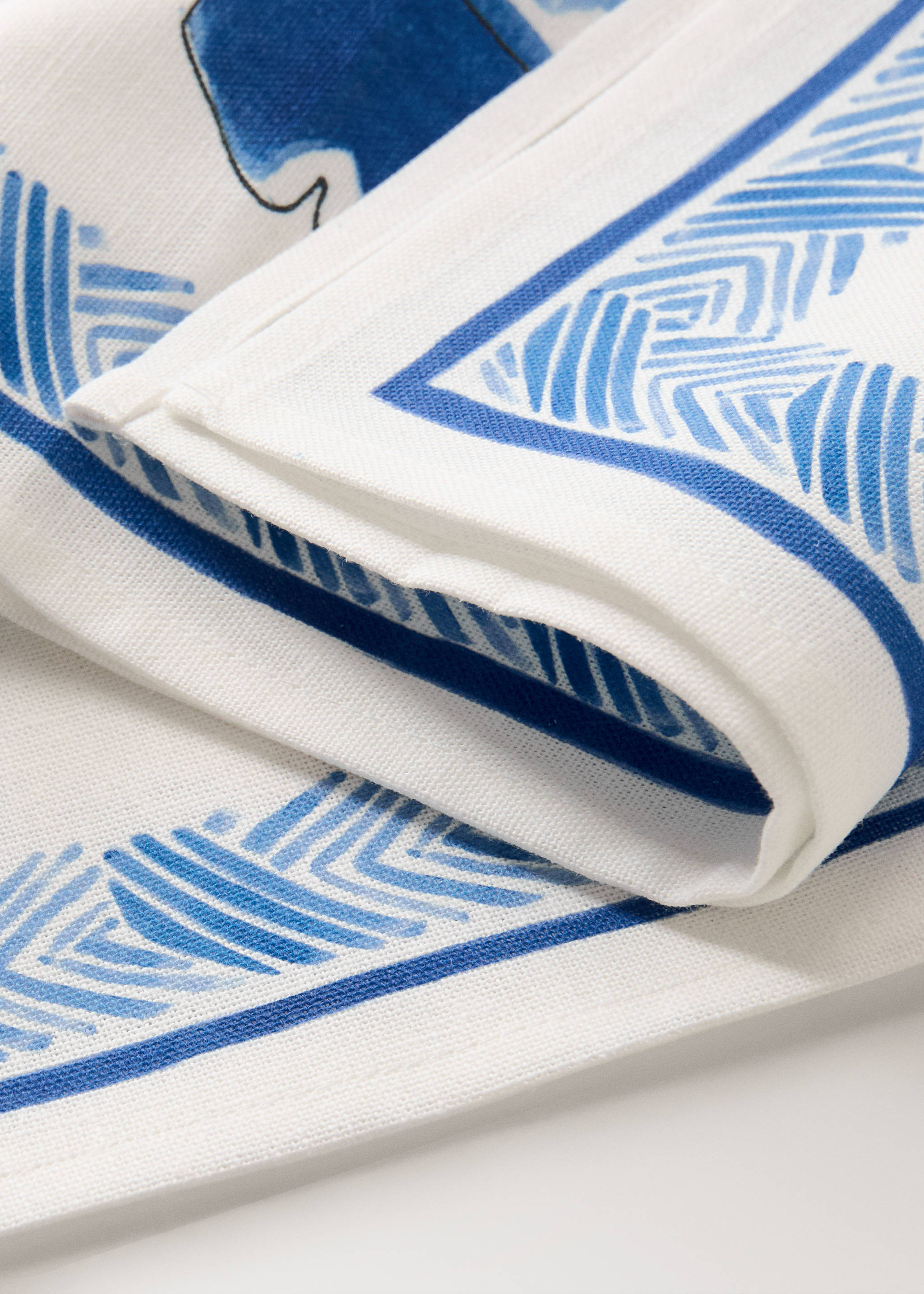 Servietten aus Baumwolle-Leinen-Mischung mit maritimen Motiven - Detail des Artikels 2