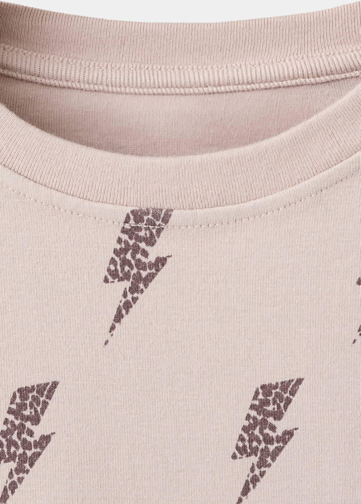 Printed long sleeve t-shirt — Pink