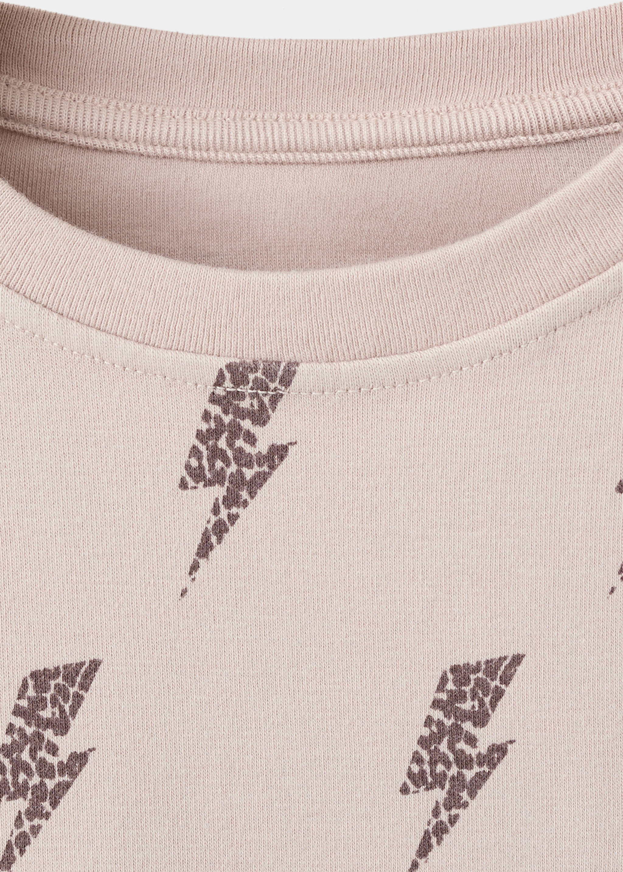 印花长袖T恤 - null