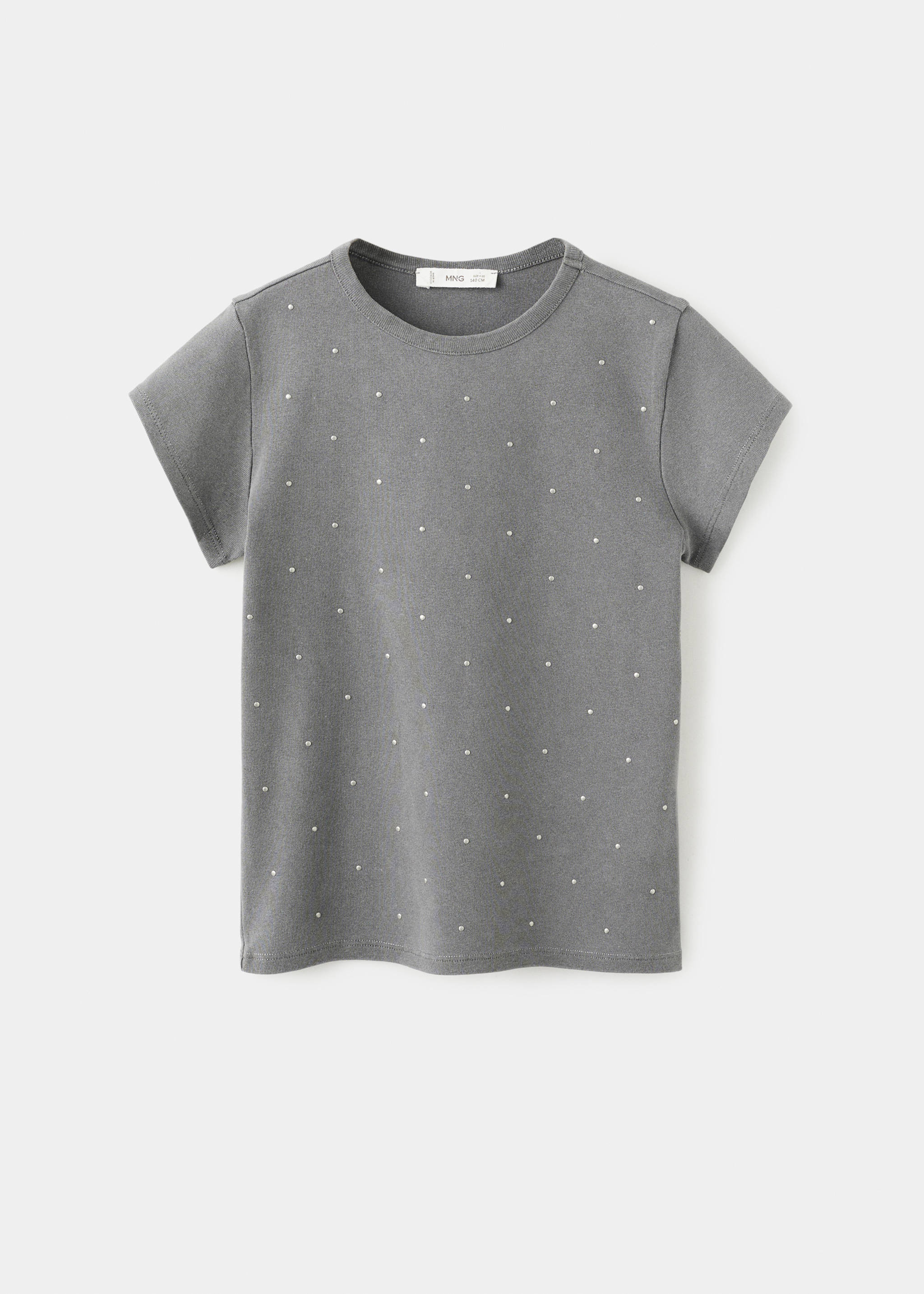 T-shirt manches courtes à strass - Article sans modèle