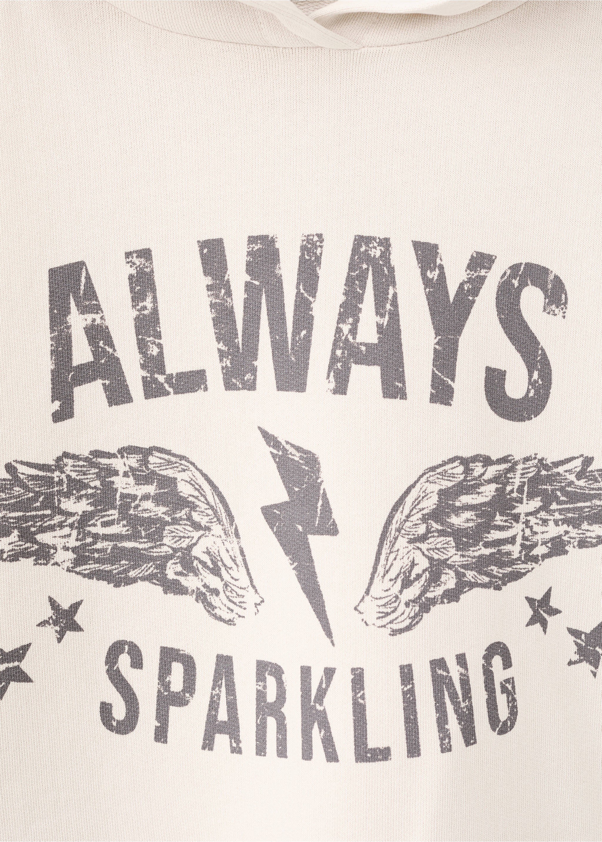 超大印花卫衣 - null, 米色. Ref: 27031538-00.