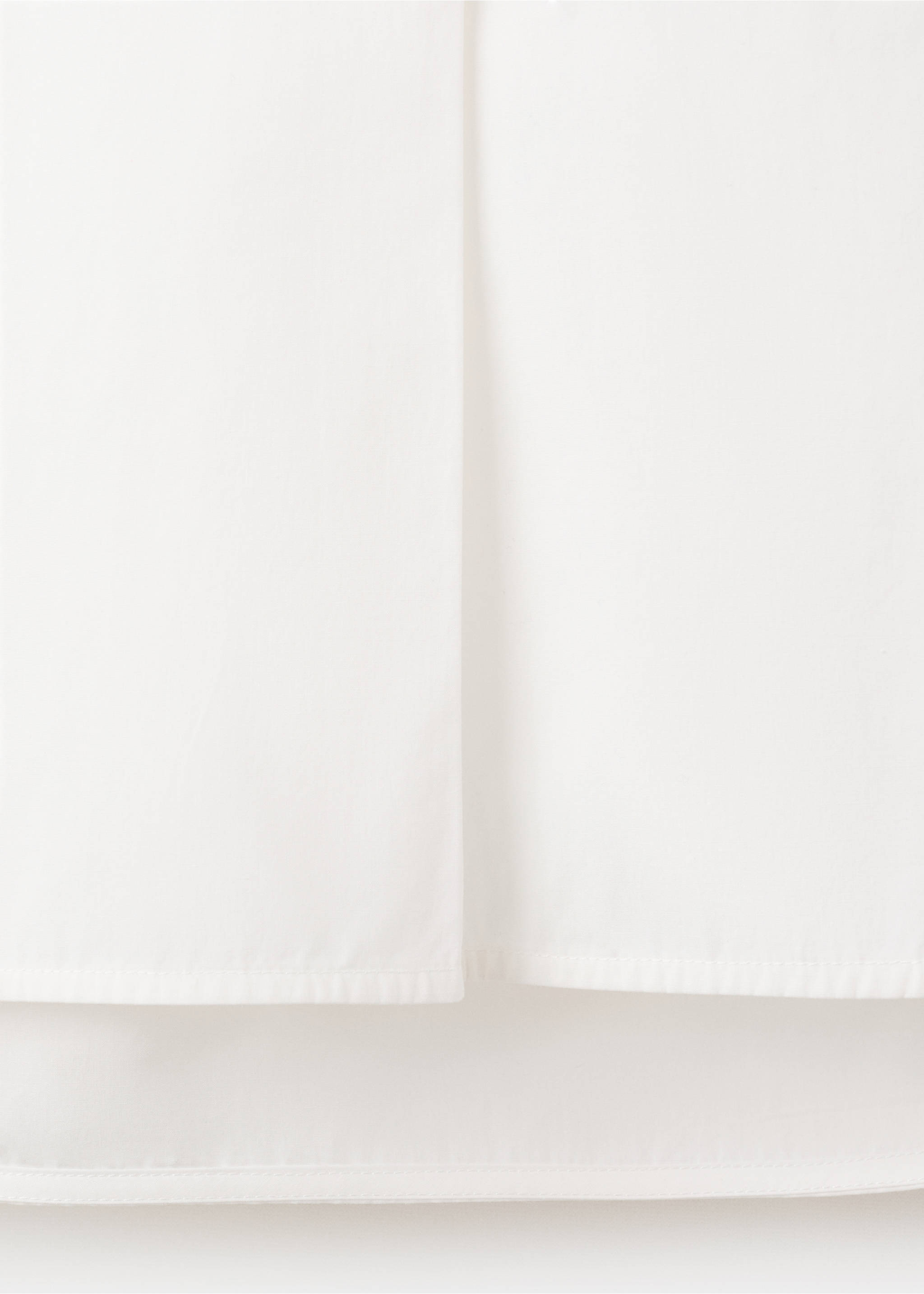 Хлопковая рубашка без рукавов - Деталь изделия 0, Белый. Ref: 27032540-00.