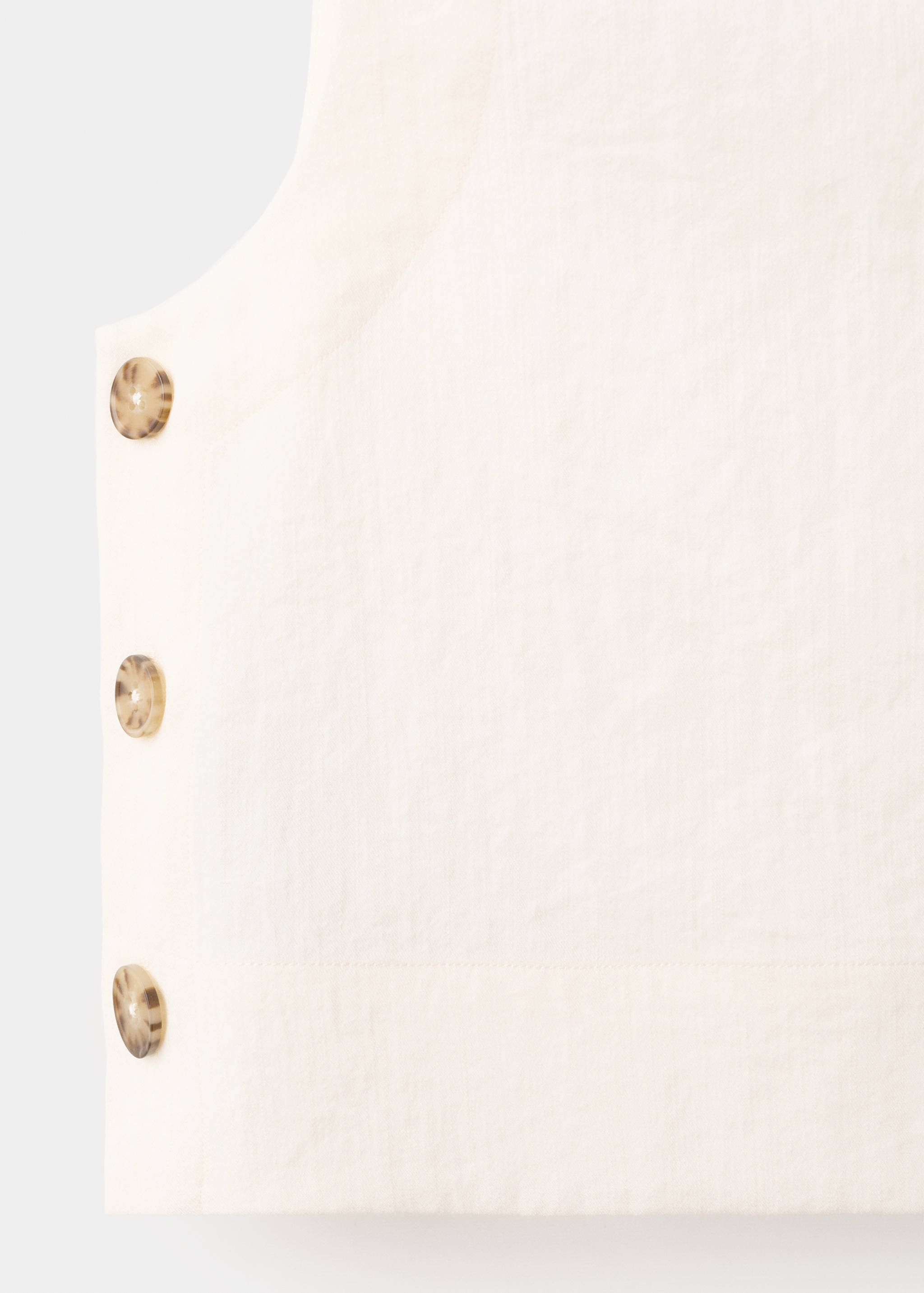 Buttoned crop top - Details of the article 8