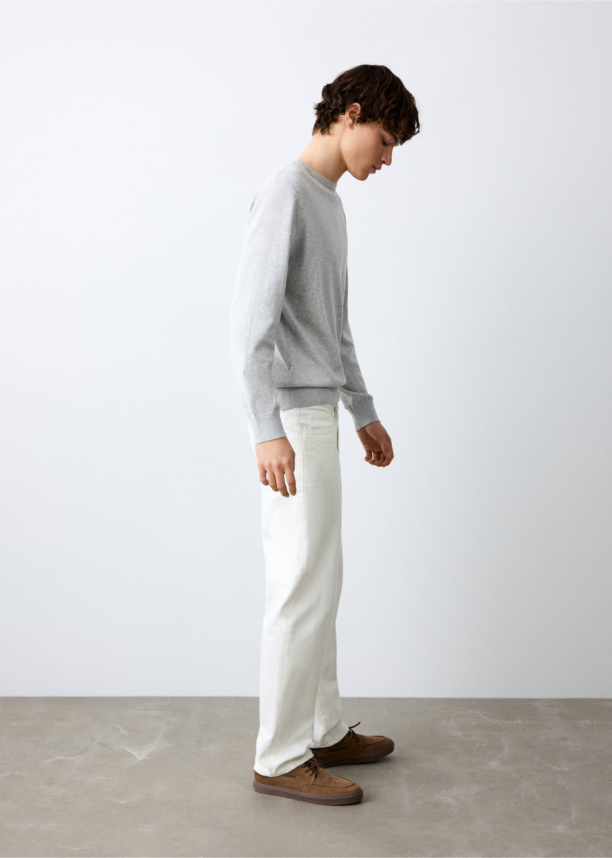 Texans regular fit - Pla mig, Blanc. Ref: 27032549-00.