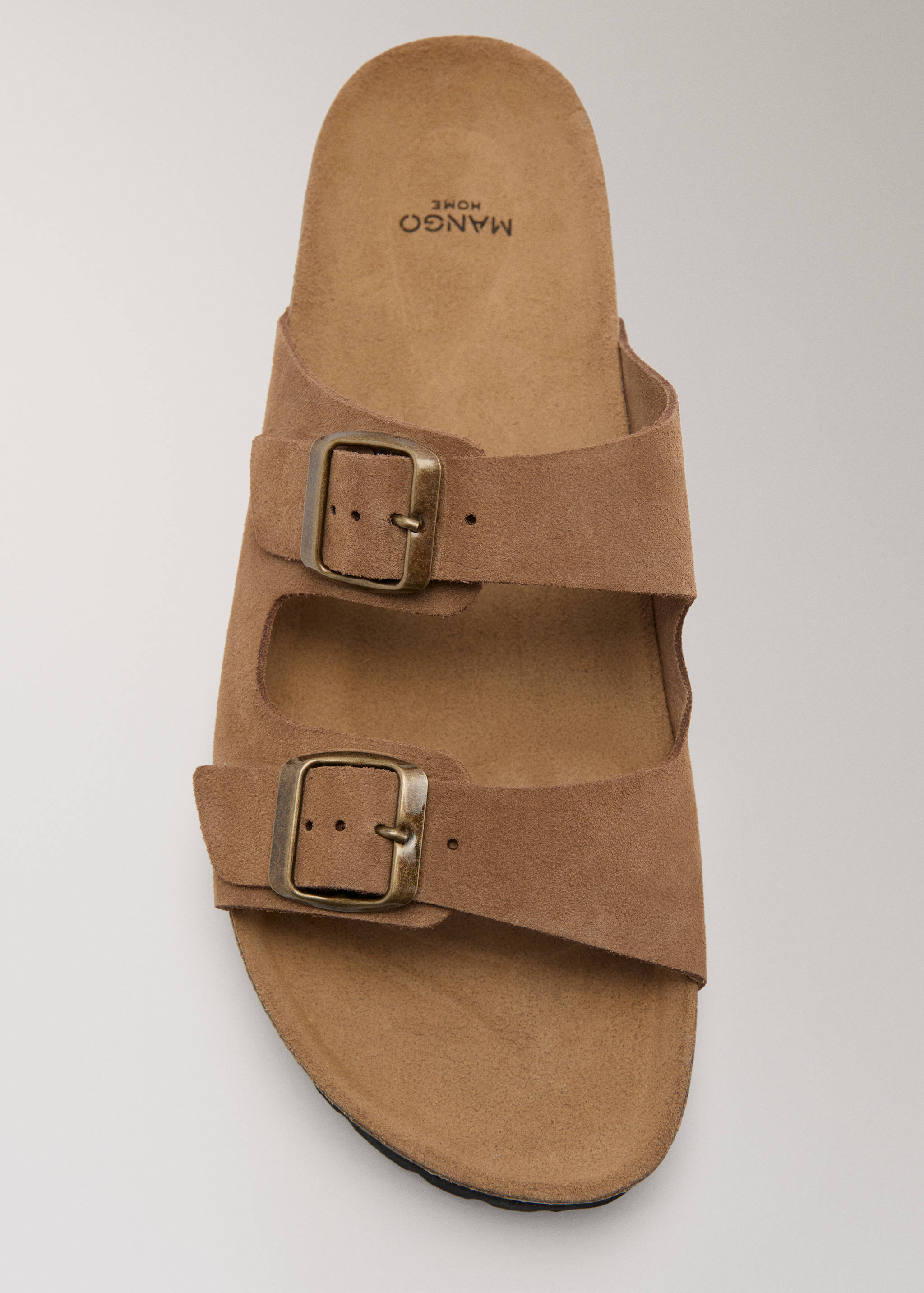 Double buckle leather sandals - Details of the article 2