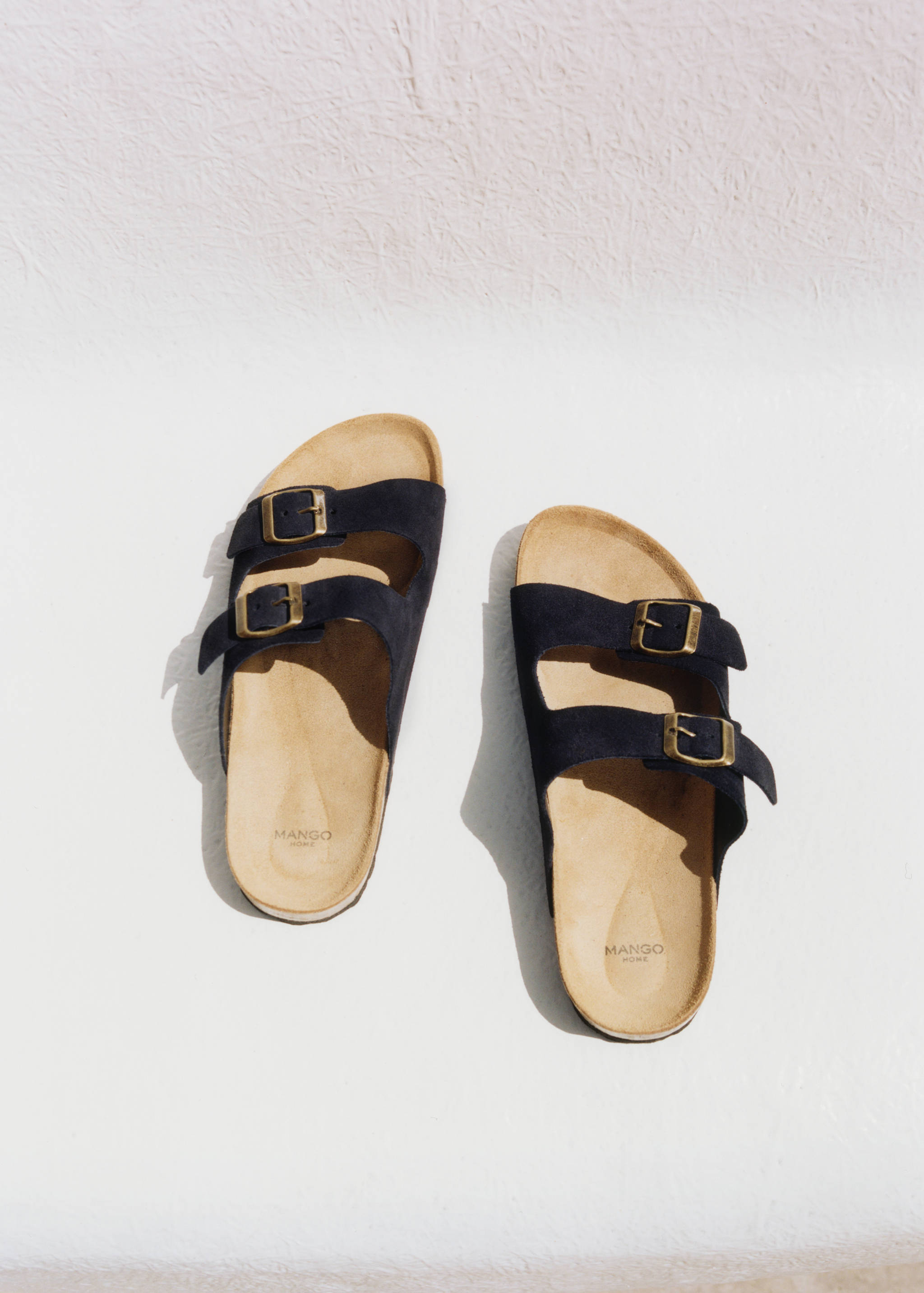 Double buckle leather sandals - Details of the article 6