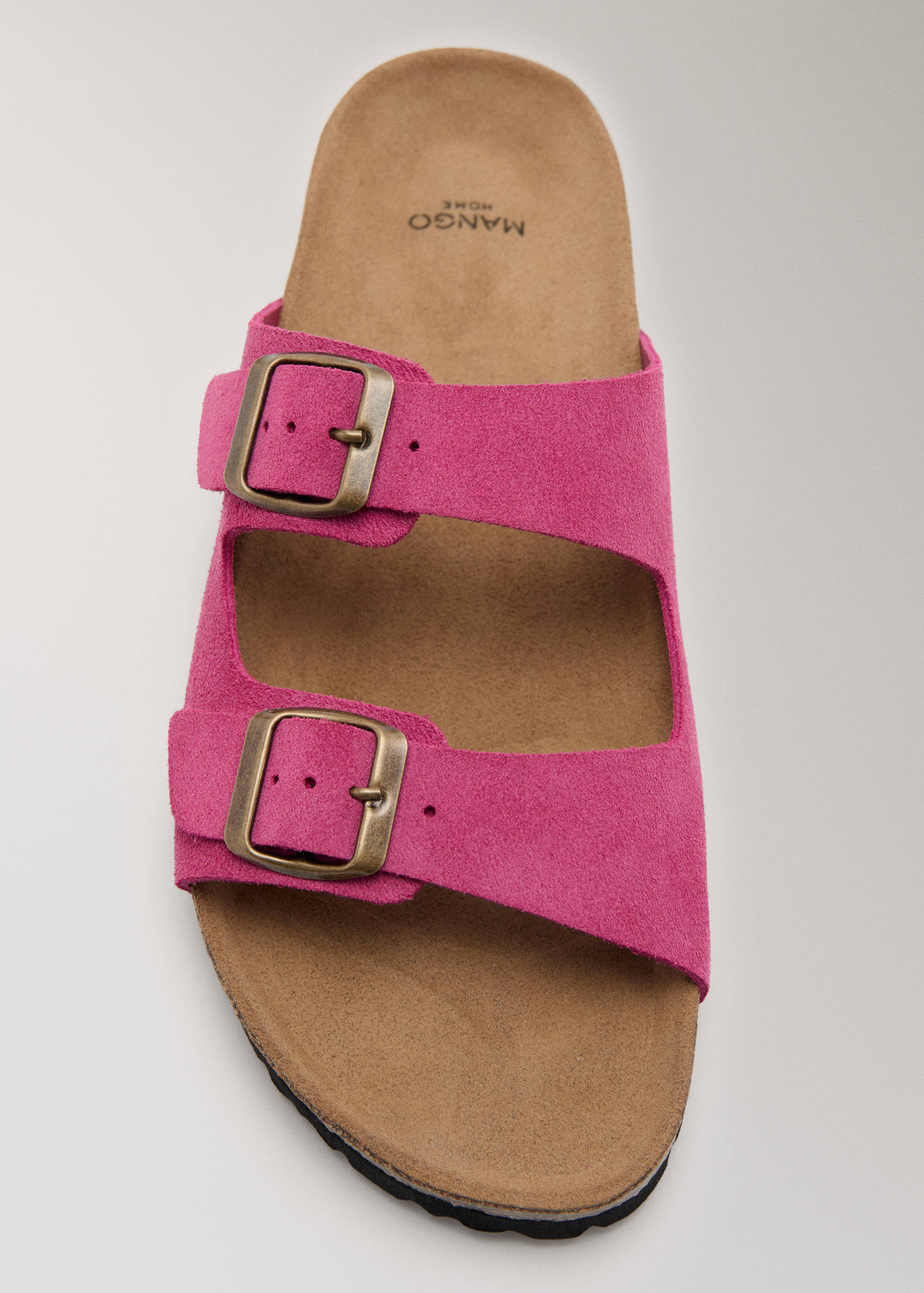 Double buckle leather sandals - Details of the article 2