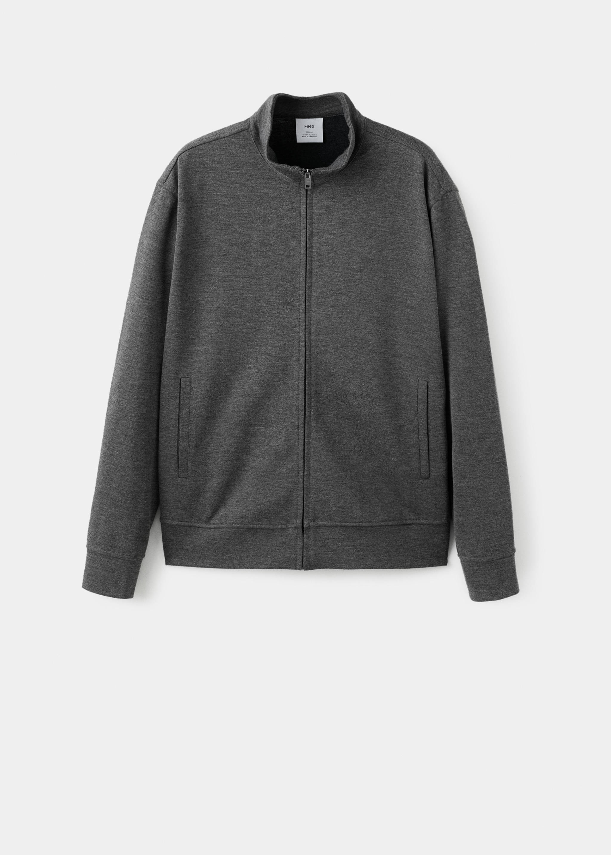 Regular-fit zip-up hoodie - Article without model