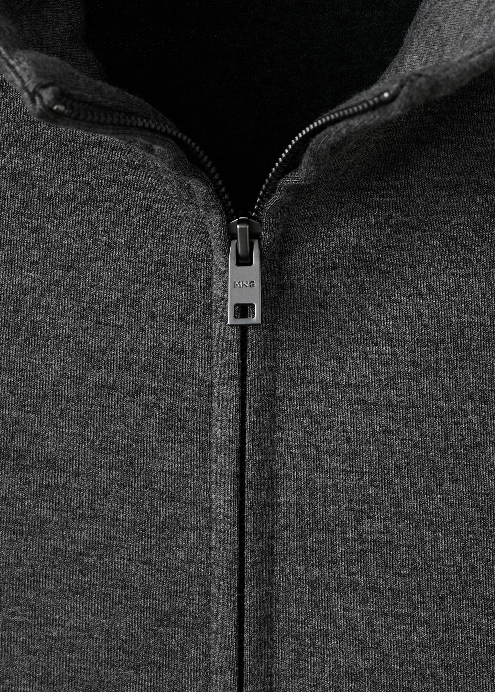 Regular-fit zip-up hoodie - Details of the article 8