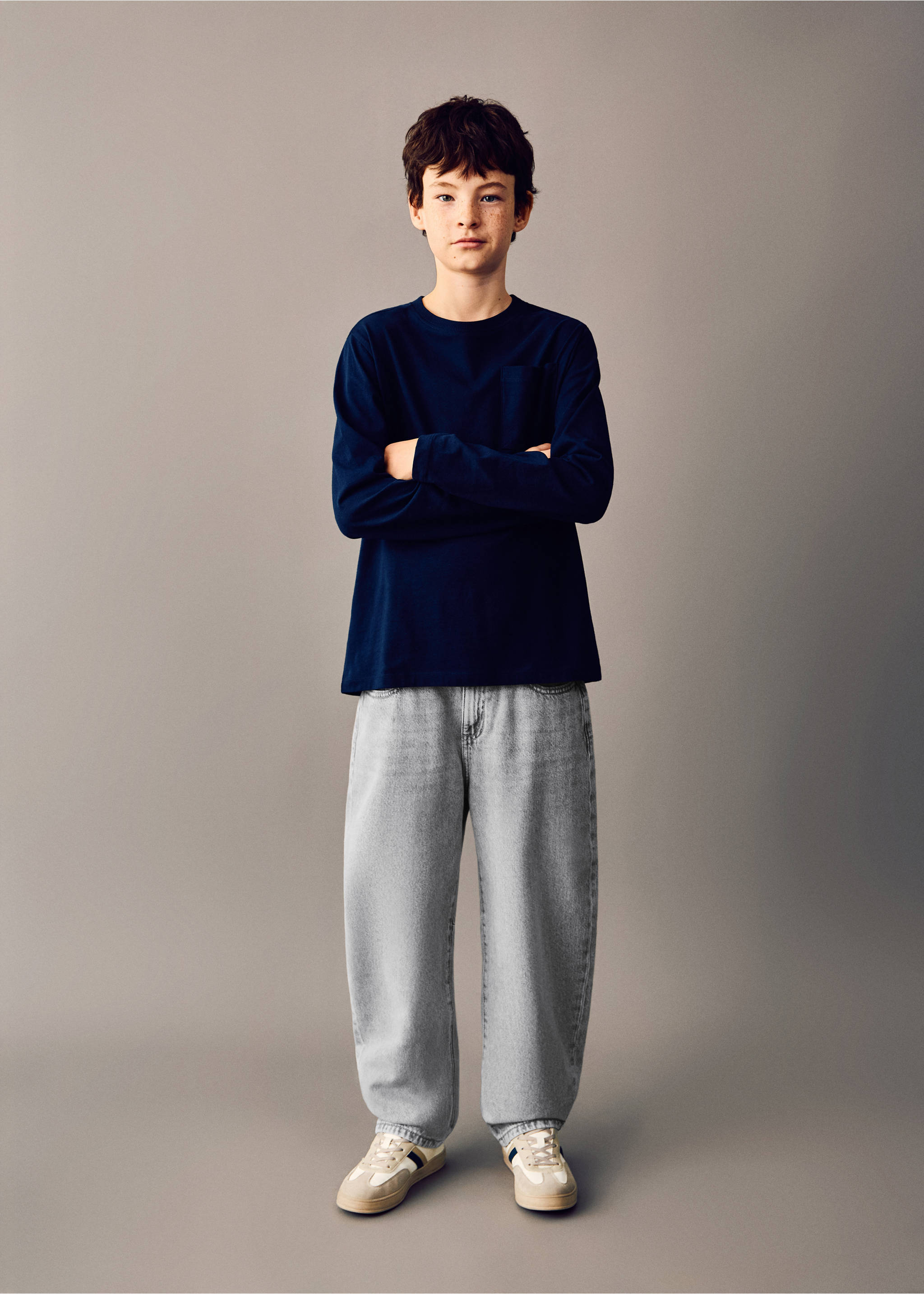 Jeans balloon - Plano general, Gris. Ref: 27032889-00.