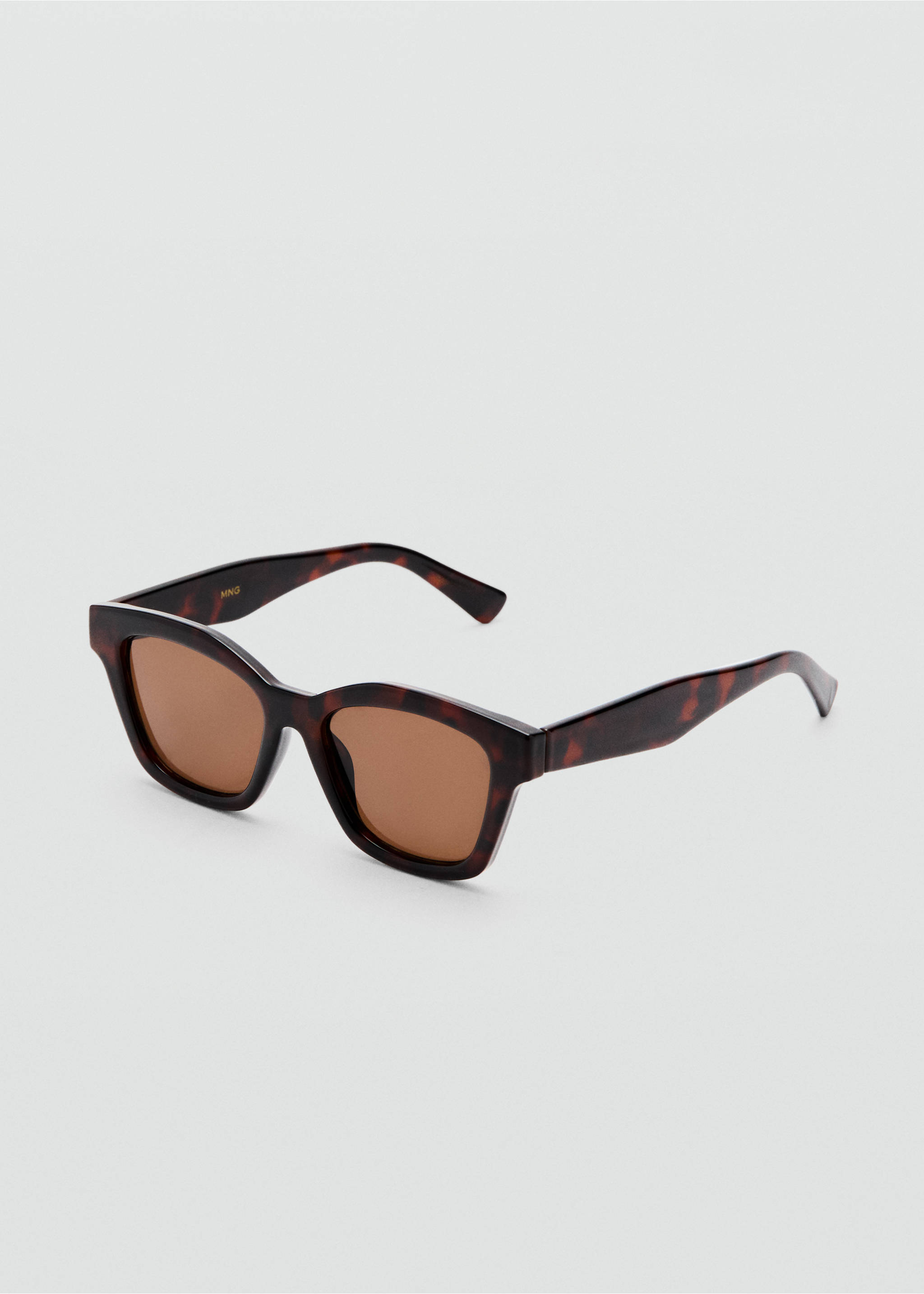 Squared frame sunglasses - Medium plane, Chocolate. Ref: 27032890-00.