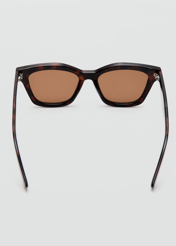 Squared frame sunglasses — Chocolate