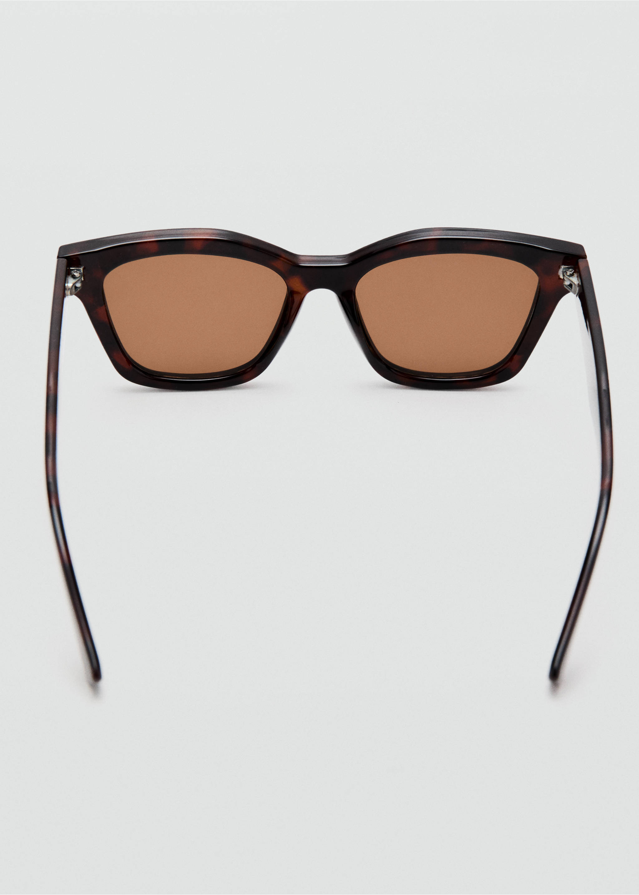 Squared frame sunglasses - Details of the article 1, Chocolate. Ref: 27032890-00.