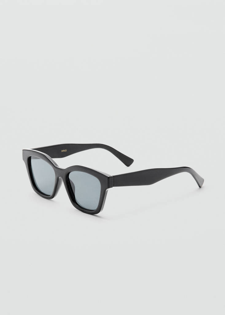 Squared frame sunglasses — Black