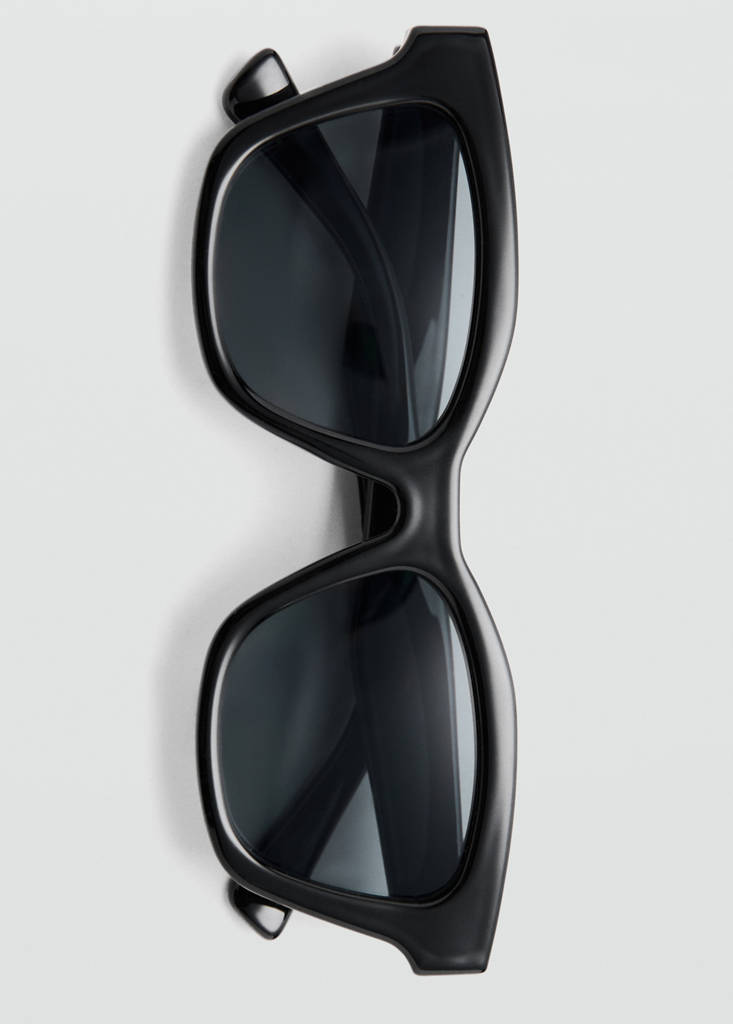 Squared frame sunglasses — Black