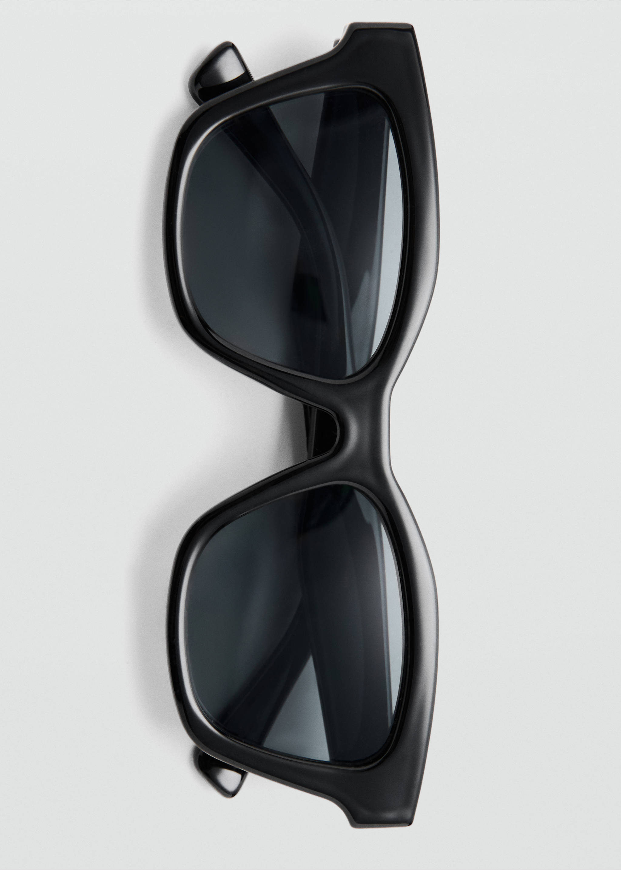 Squared frame sunglasses - Details of the article 2, Black. Ref: 27032890-00.