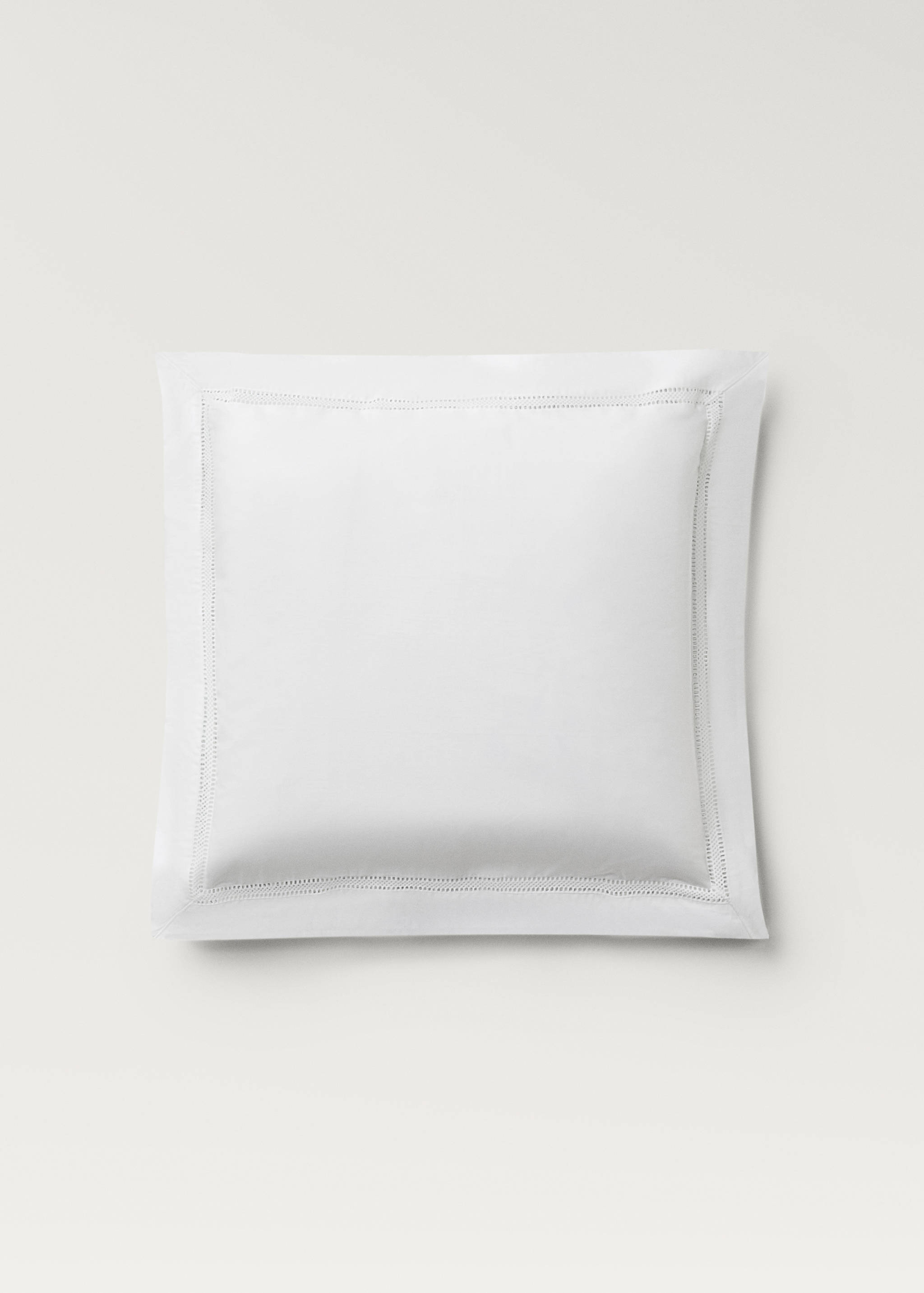 Dos fundas almohada algodón percal entredos 60x60 cm - Artículo sin modelo