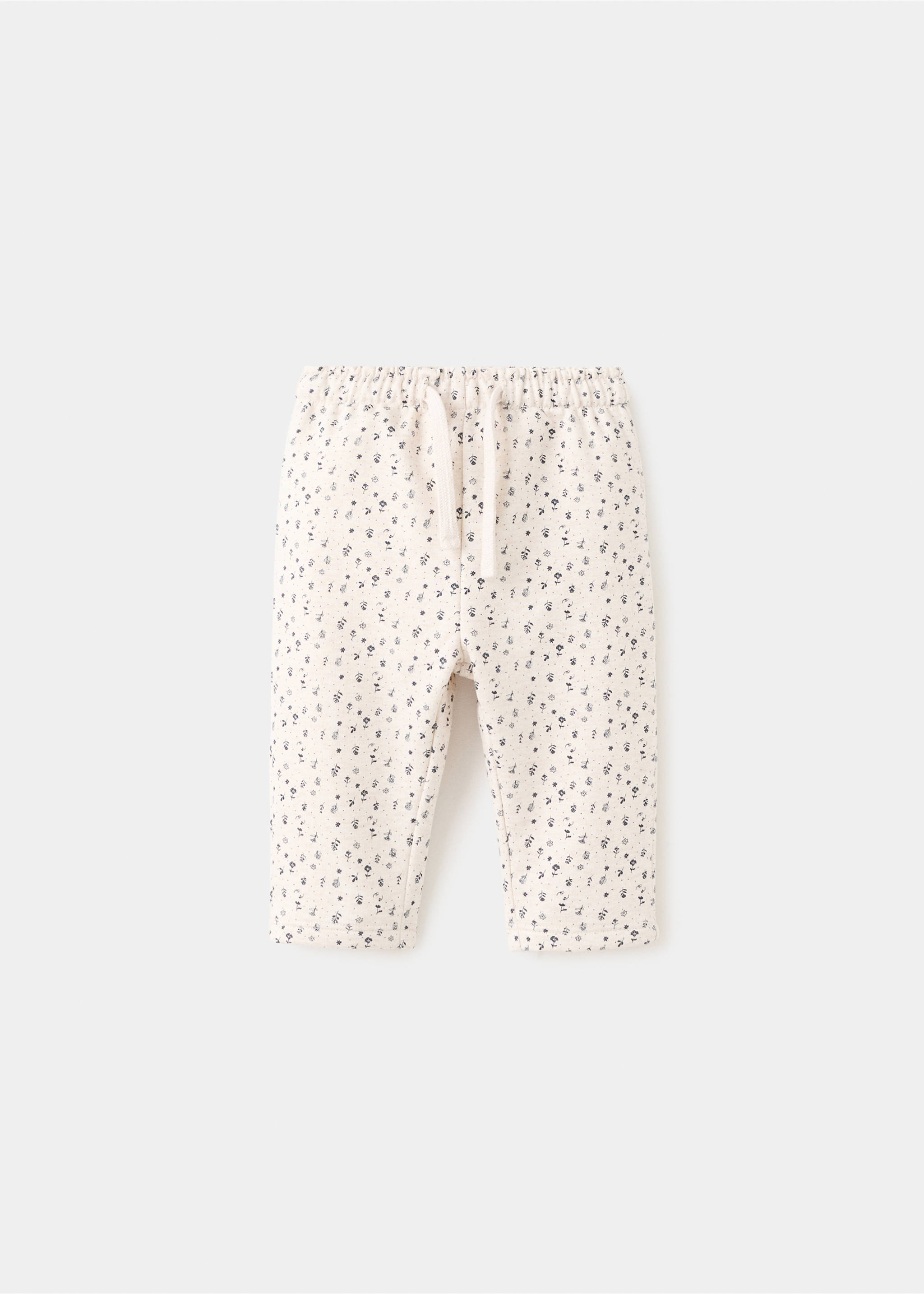 Joggers estampado floral - Artículo sin modelo, Beige. Ref: 27032900-00.