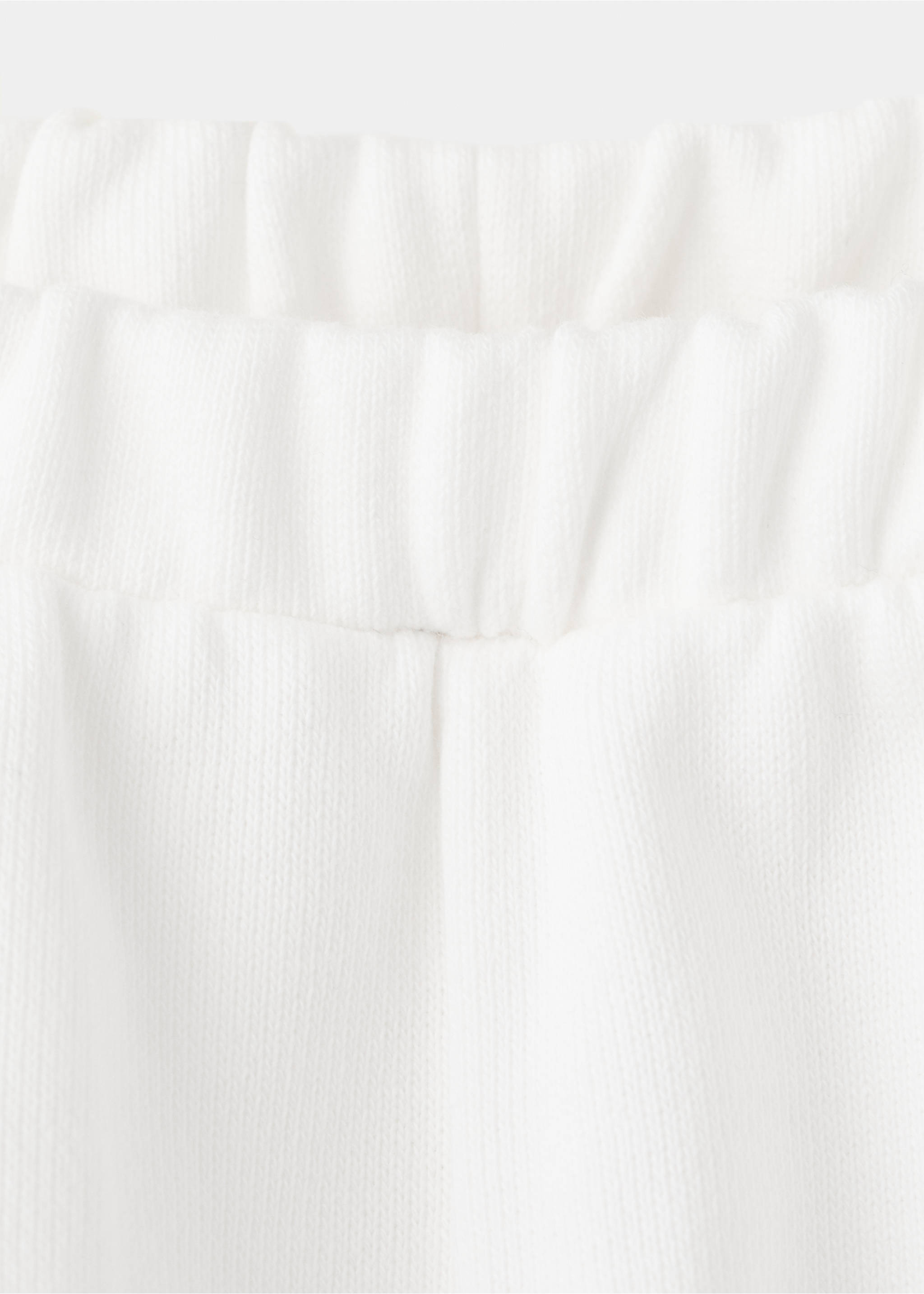 Pantalón jogger algodón - Detalle del artículo 8, Blanco roto. Ref: 27032901-00.