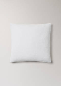 Two cotton waffle percale pillowcases 60x60 cm — White 5