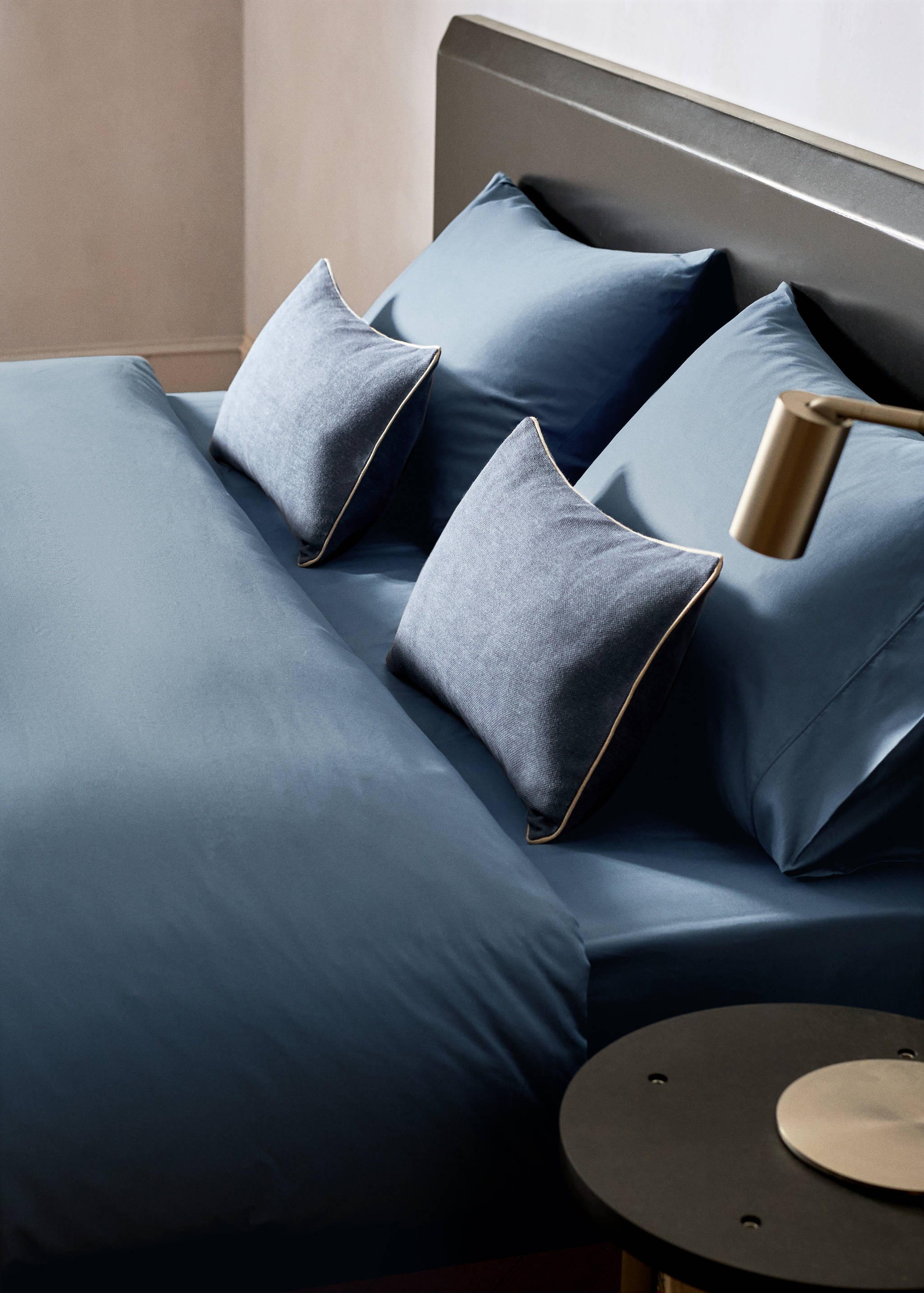 600-thread count satin cotton duvet cover Single bed - Details of the article 7