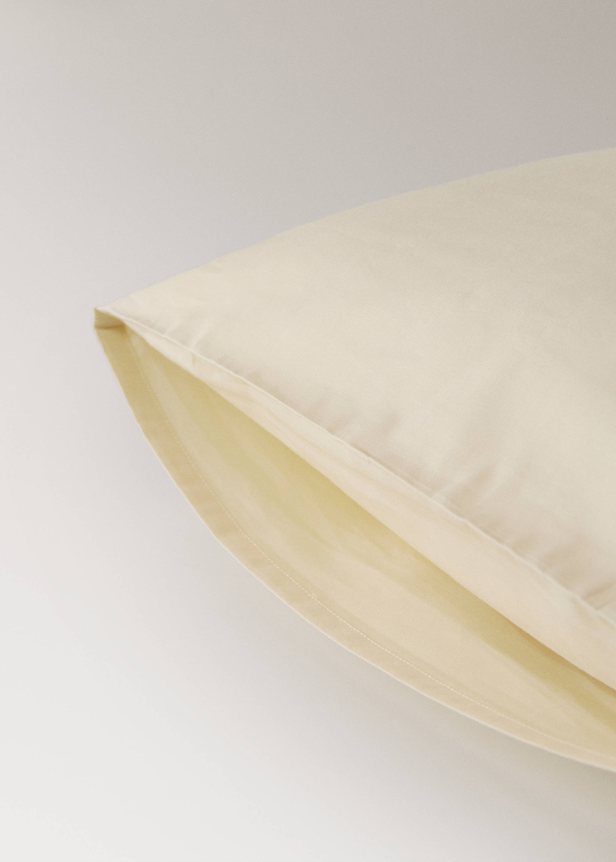 Two cotton percale pillowcases 60x60cm - Details of the article 2