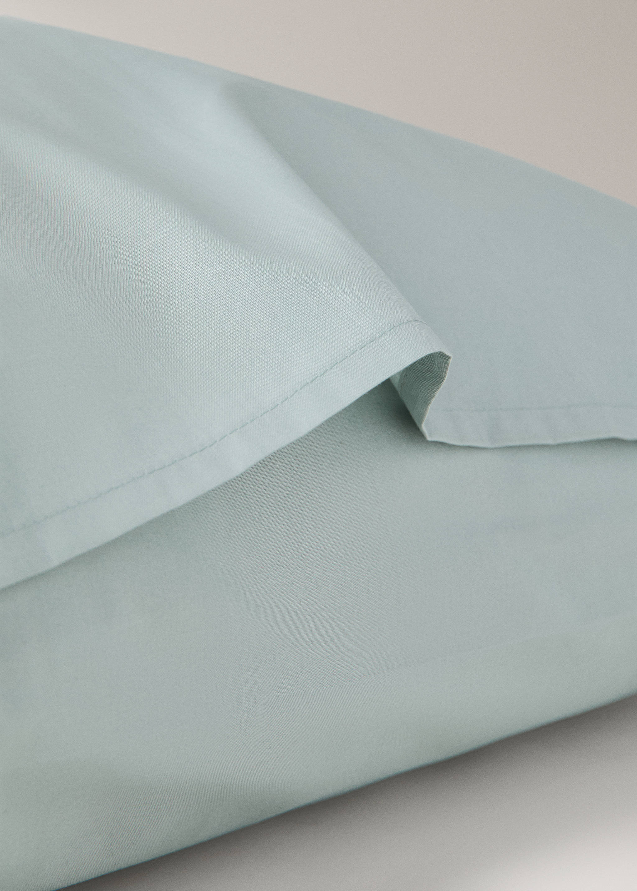 Two cotton percale pillowcases 60x60cm - Details of the article 1