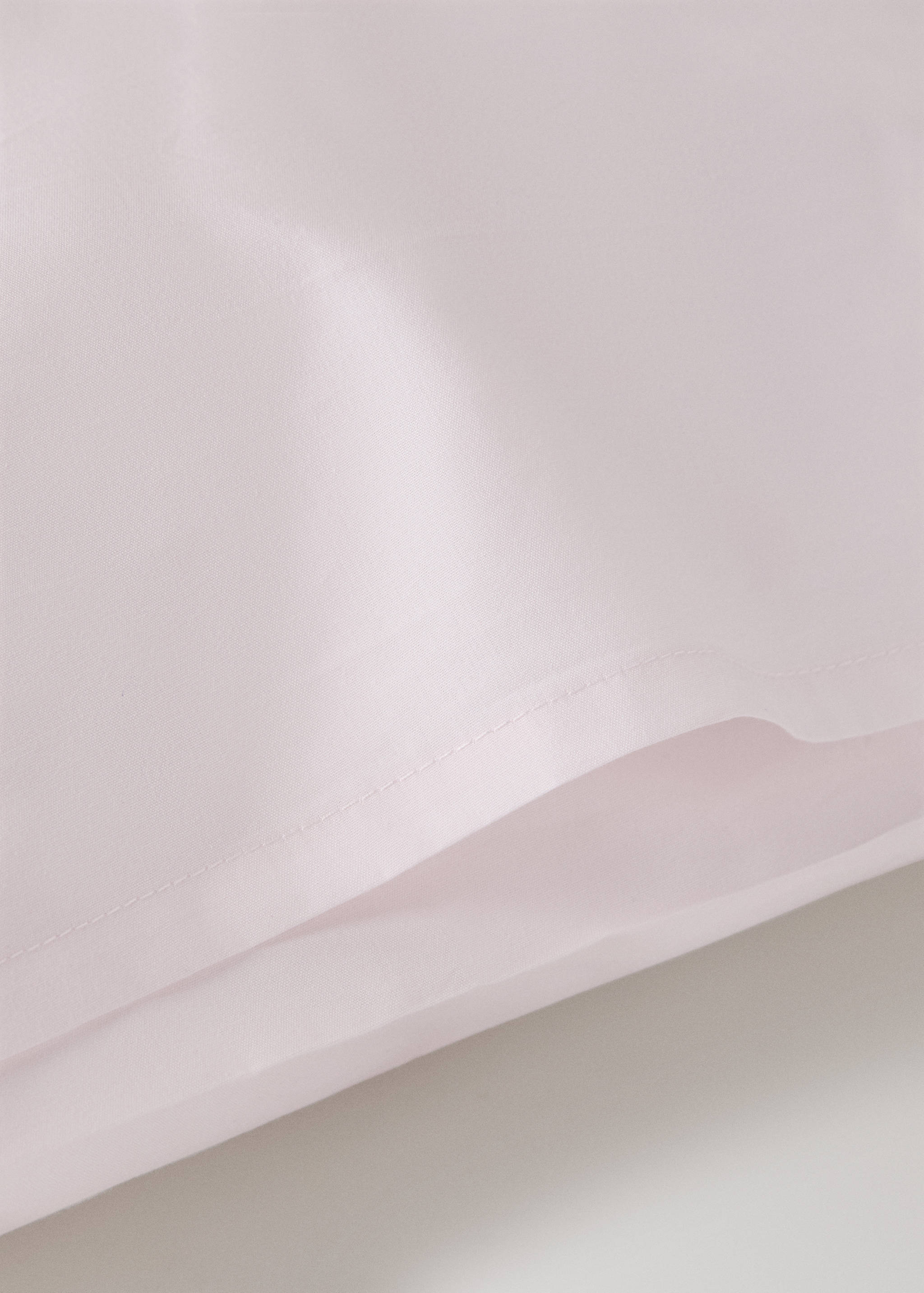 Two cotton percale pillowcases 60x60cm - Details of the article 1