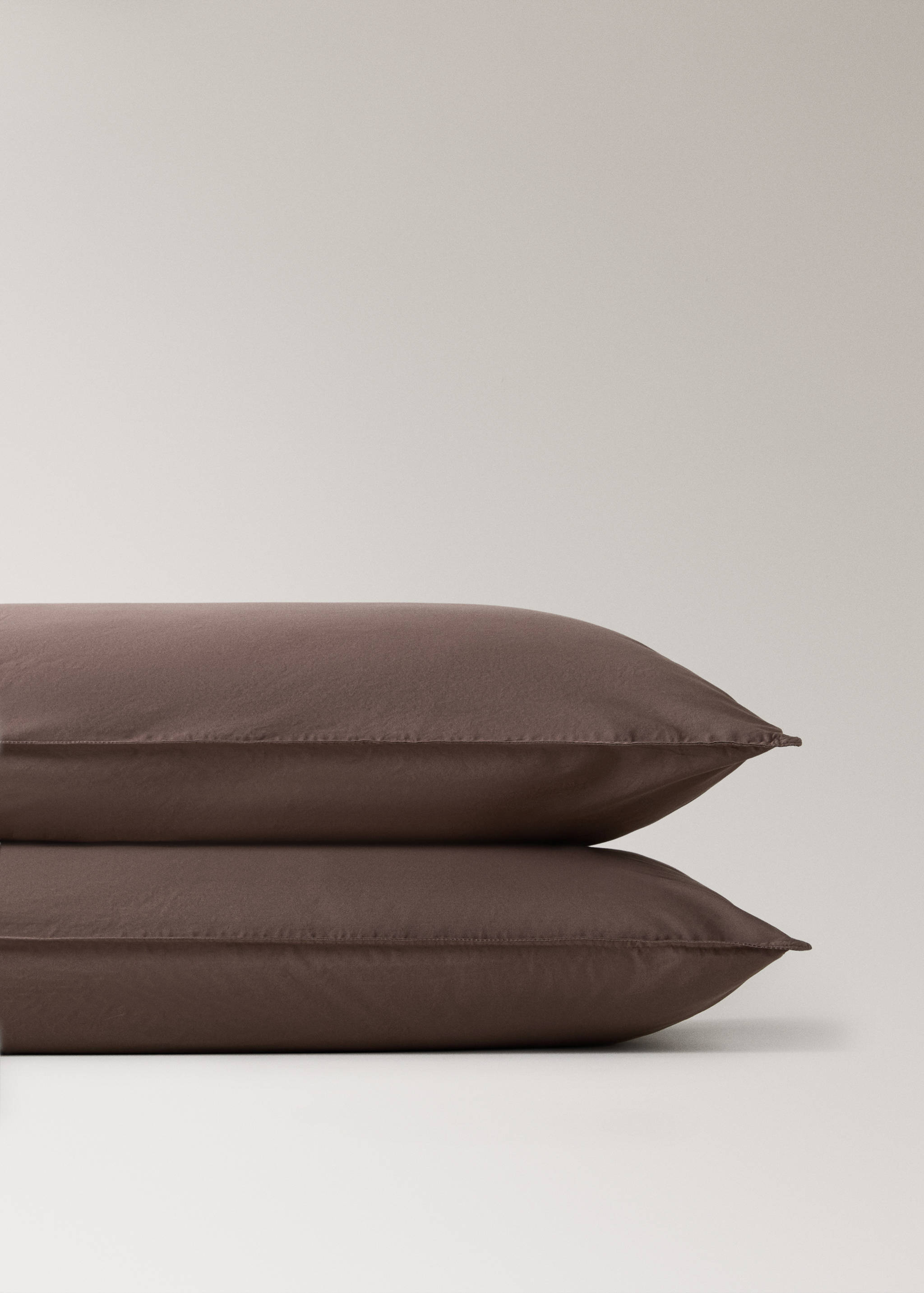 Δύο μαξιλαροθήκες διπλή ραφή βαμβάκι 300 κλωστών 50x75 εκ - Λεπτομέρεια του προϊόντος 3