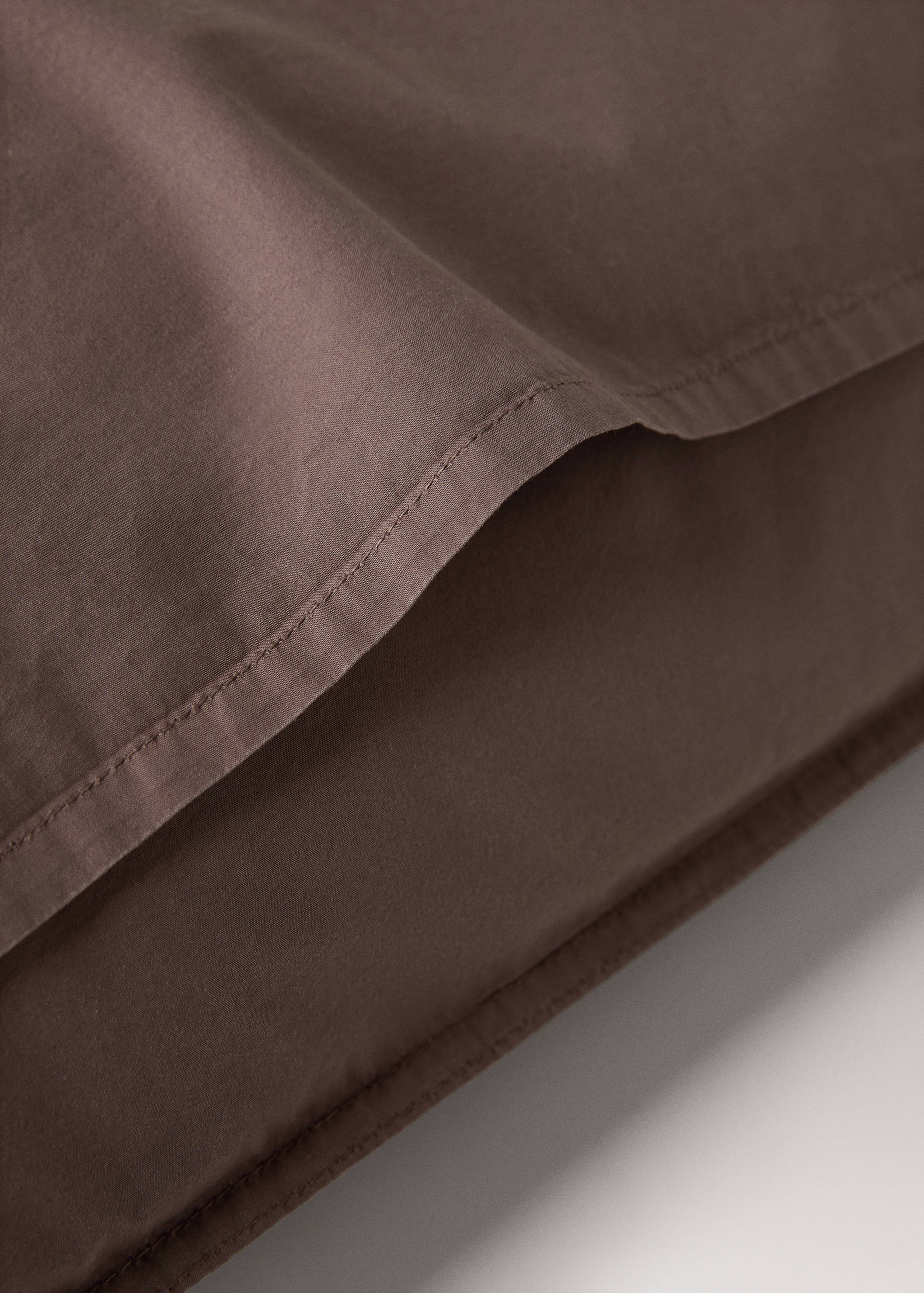 Two pillowcases double-stitched 300 thread count cotton 60x60 cm - Details of the article 1