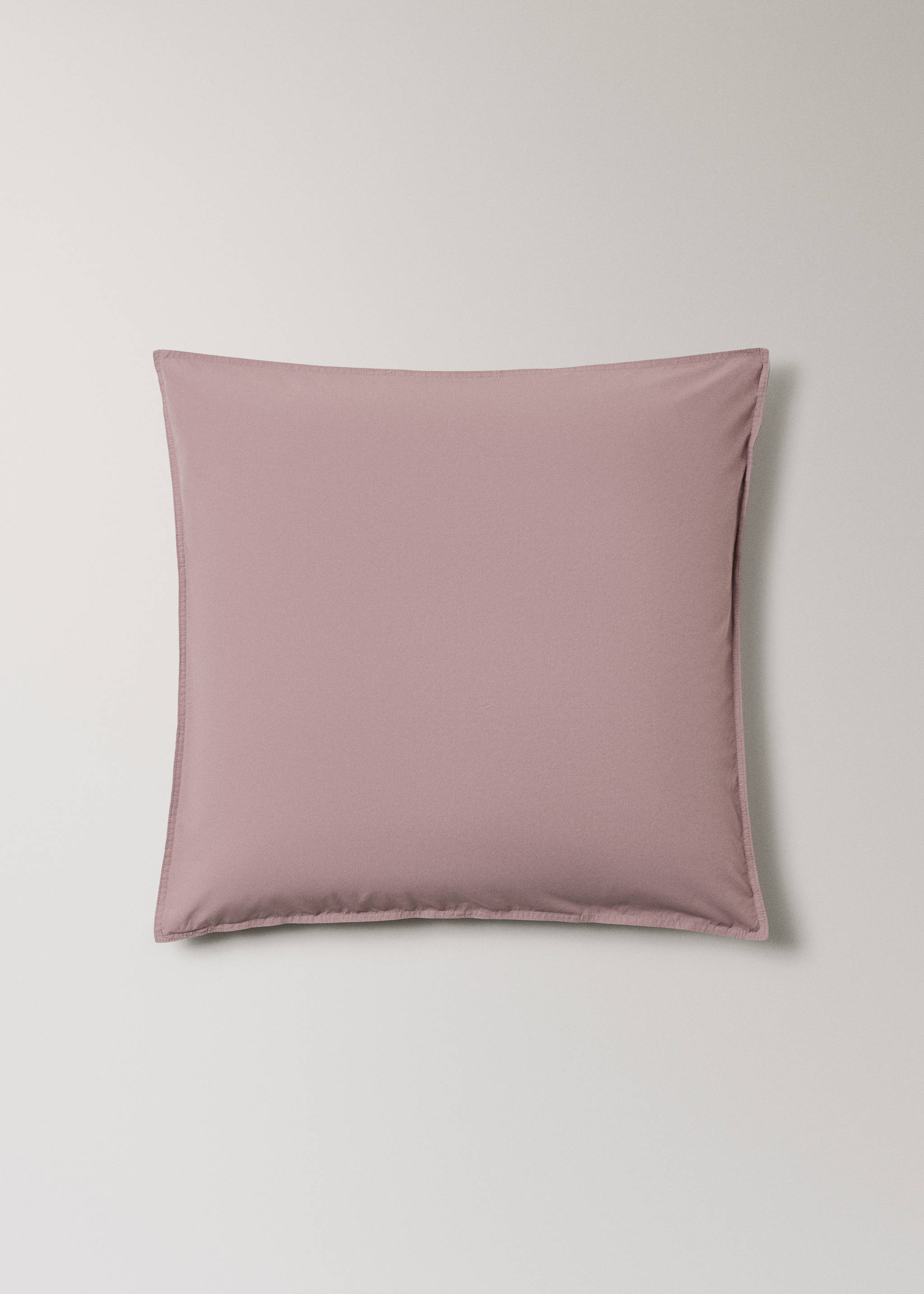 Two pillowcases double-stitched 300 thread count cotton 60x60 cm - Article without model