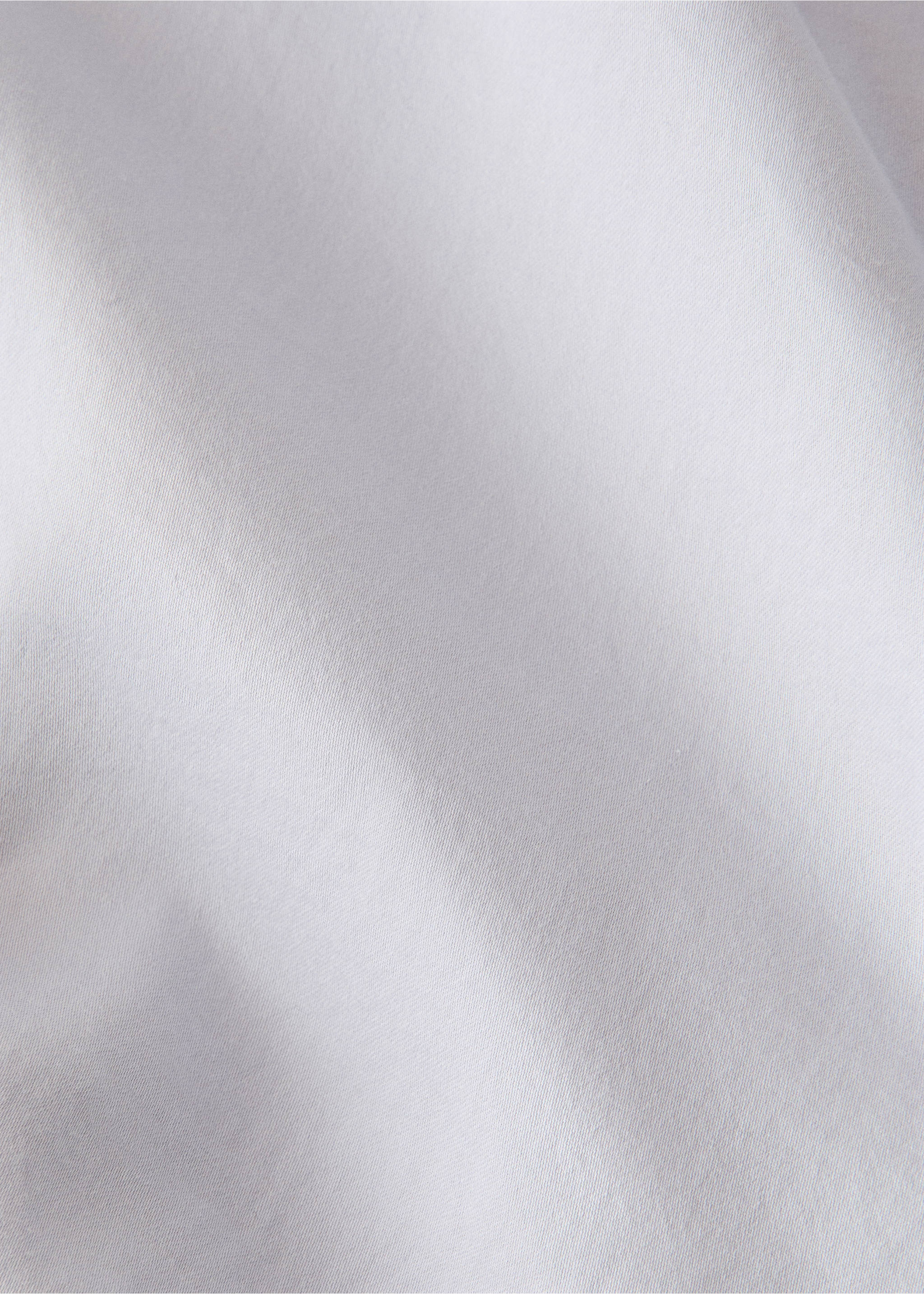 Double-stitched satin fitted sheet for a 150 cm bed - Details of the article 1, Light/Pastel Purple. Ref: 27032927-00.